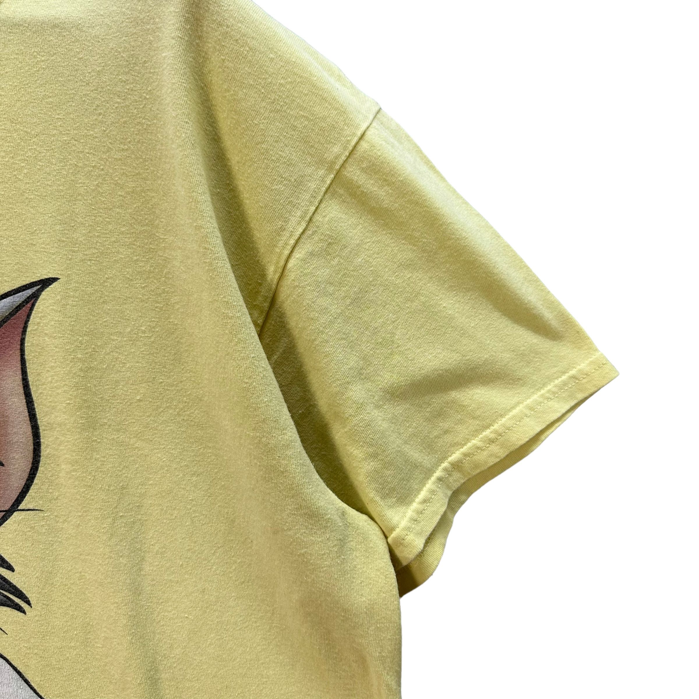 Vintage HANNA BARBERA TOM & JERRY GRAPHIC YELLOW TEES #9097-56 Size US XL / EU 56 / 4 - 6 Thumbnail