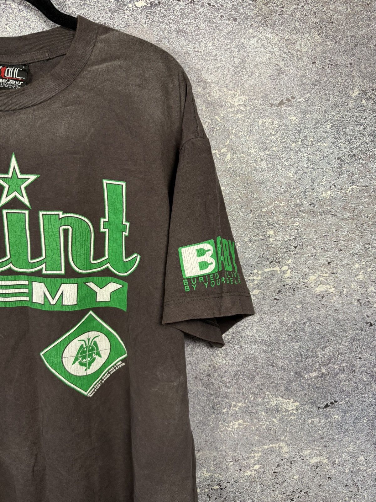 Giant × Vintage Saint Mxxxxxx Saint Enemy Tee Black Green Men's Large Size US L / EU 52-54 / 3 - 5 Thumbnail