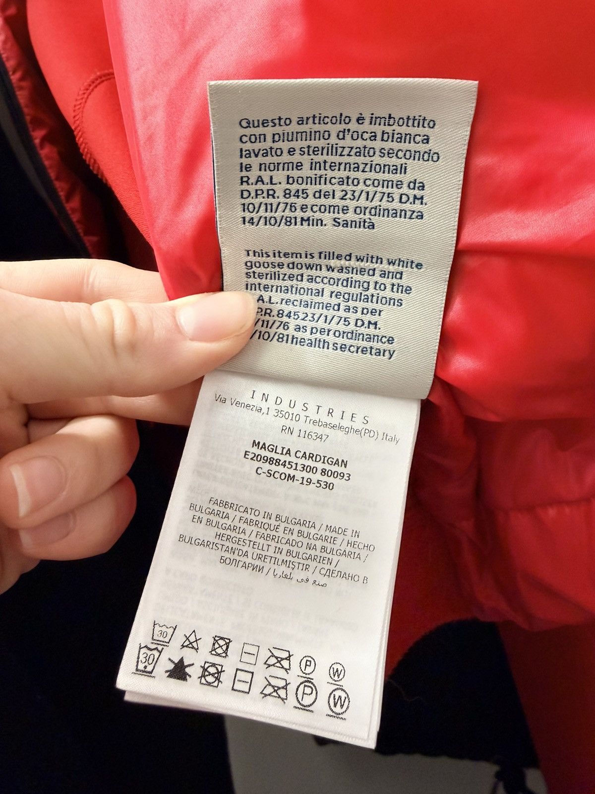 Moncler Grenoble Moncler Grenoble Maglia Cardigan – Red – Medium Size M / US 6-8 / IT 42-44 - 10 Thumbnail