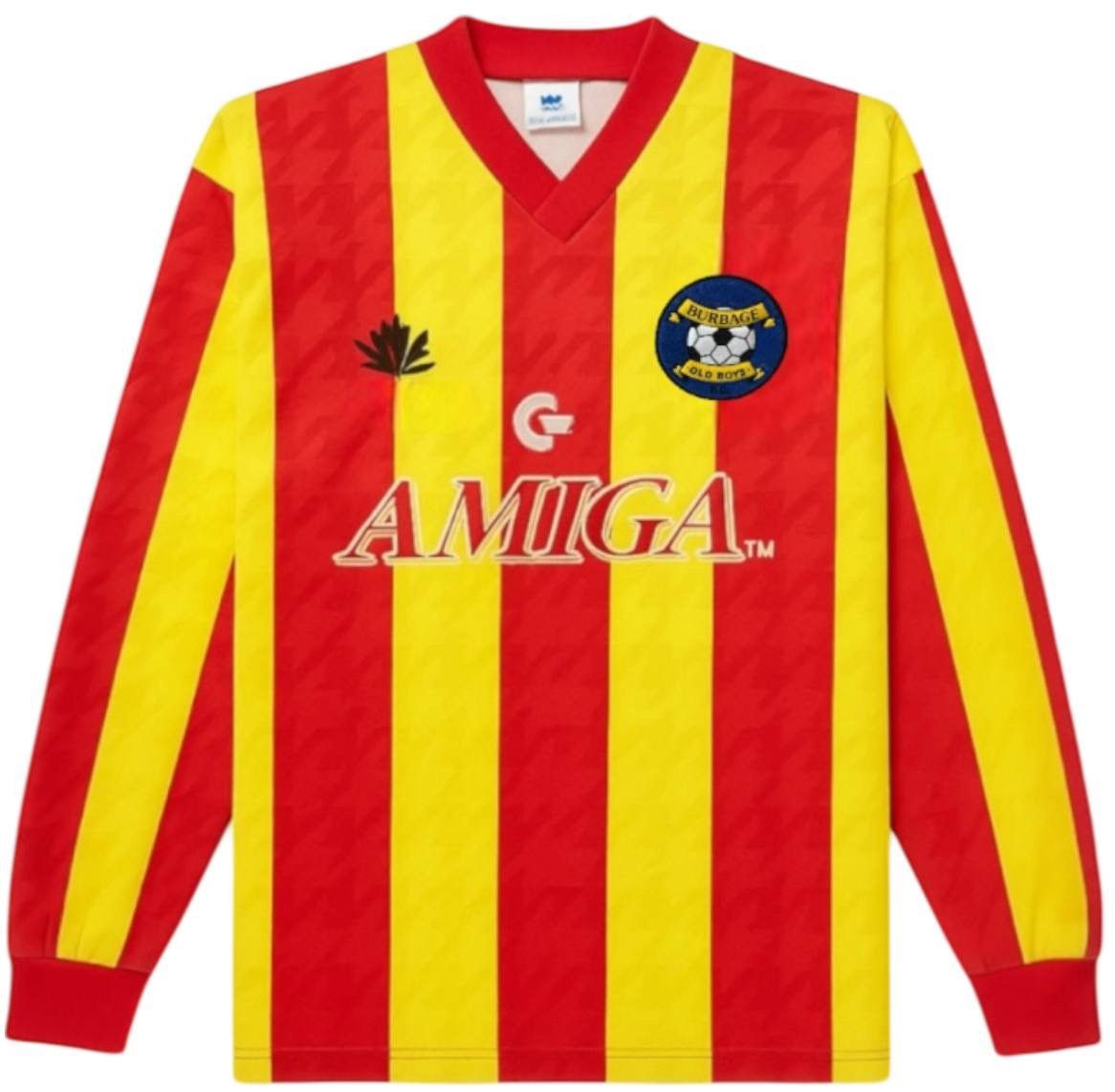 Vintage 1980 BURBAGE OLD BOYS FC ENGLAND HOME PREMIER SOCCER JERSEY Size US L / EU 52-54 / 3 - 1 Thumbnail
