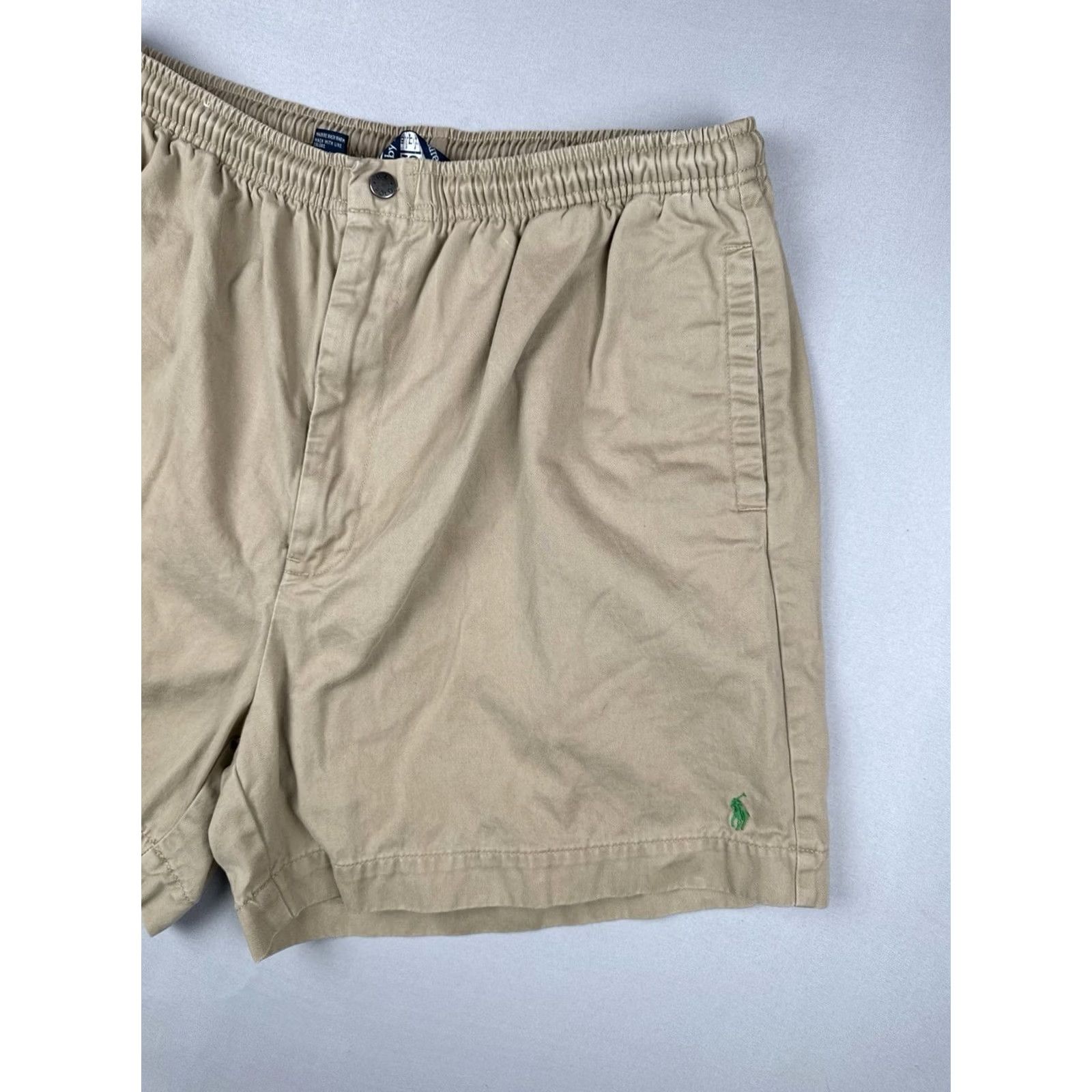Polo Ralph Lauren VINTAGE Polo Ralph Lauren Chino Shorts Khaki Green Pony Drawstring Men’s XXL Size US XXL / EU 58 / 5 - 3 Thumbnail