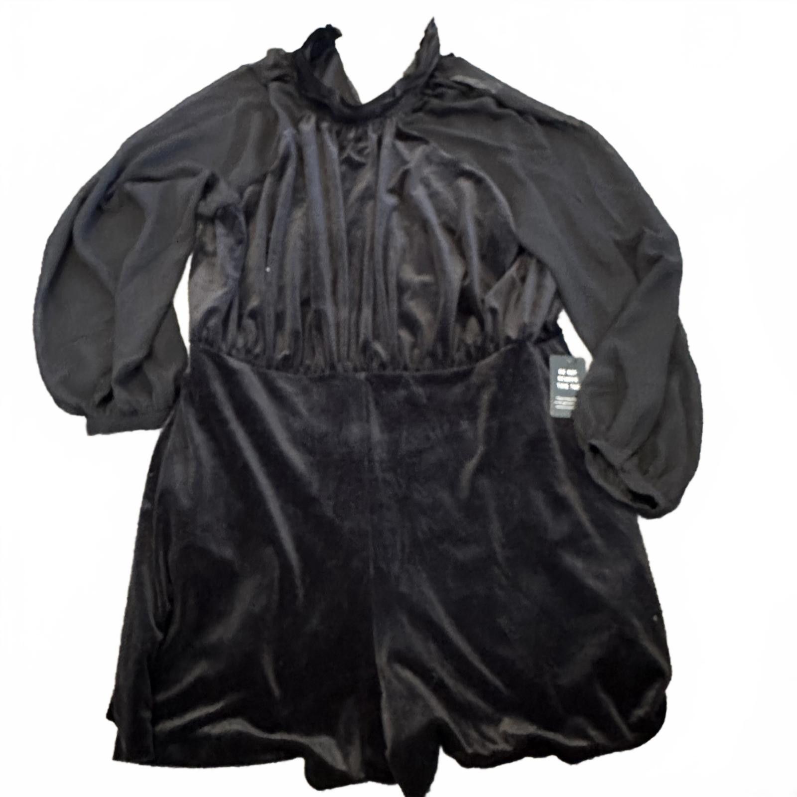 Express Stylish Black Romper by EXPRESS Size 40" / US 18 - 1 Thumbnail