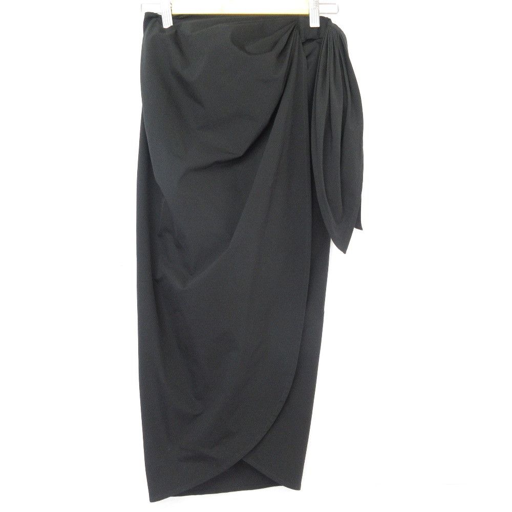 Maison Margiela Maison Margiela Maison Margiela Gathered Wrap Skirt Textile Skirts S29MA0479 S52897 DUTY FREE for USA Size ONE SIZE - 1 Thumbnail