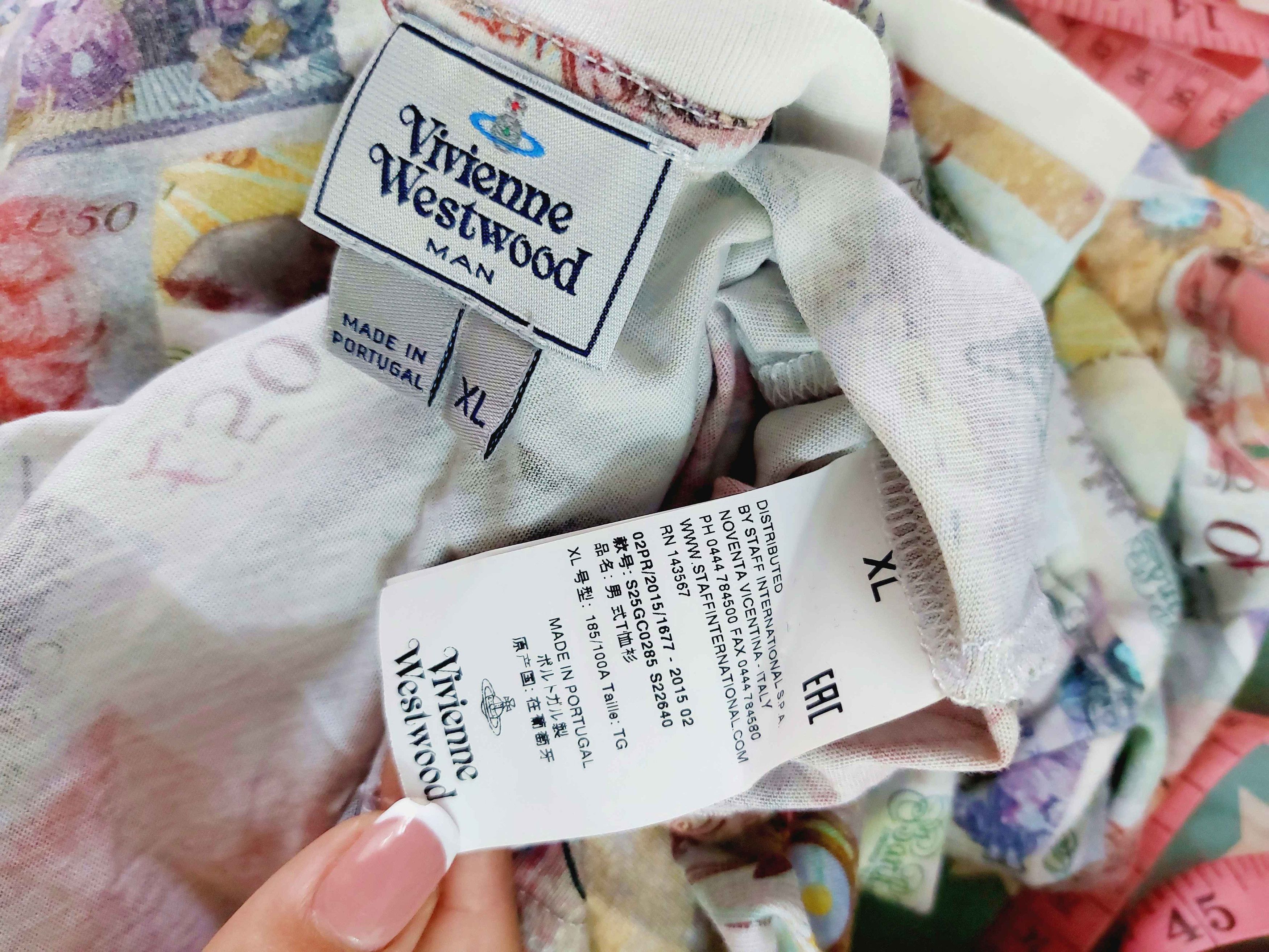 Vivienne Westwood Vivienne Westwood English Pounds Banknote Money T-Shirt Size US XL / EU 56 / 4 - 13 Thumbnail