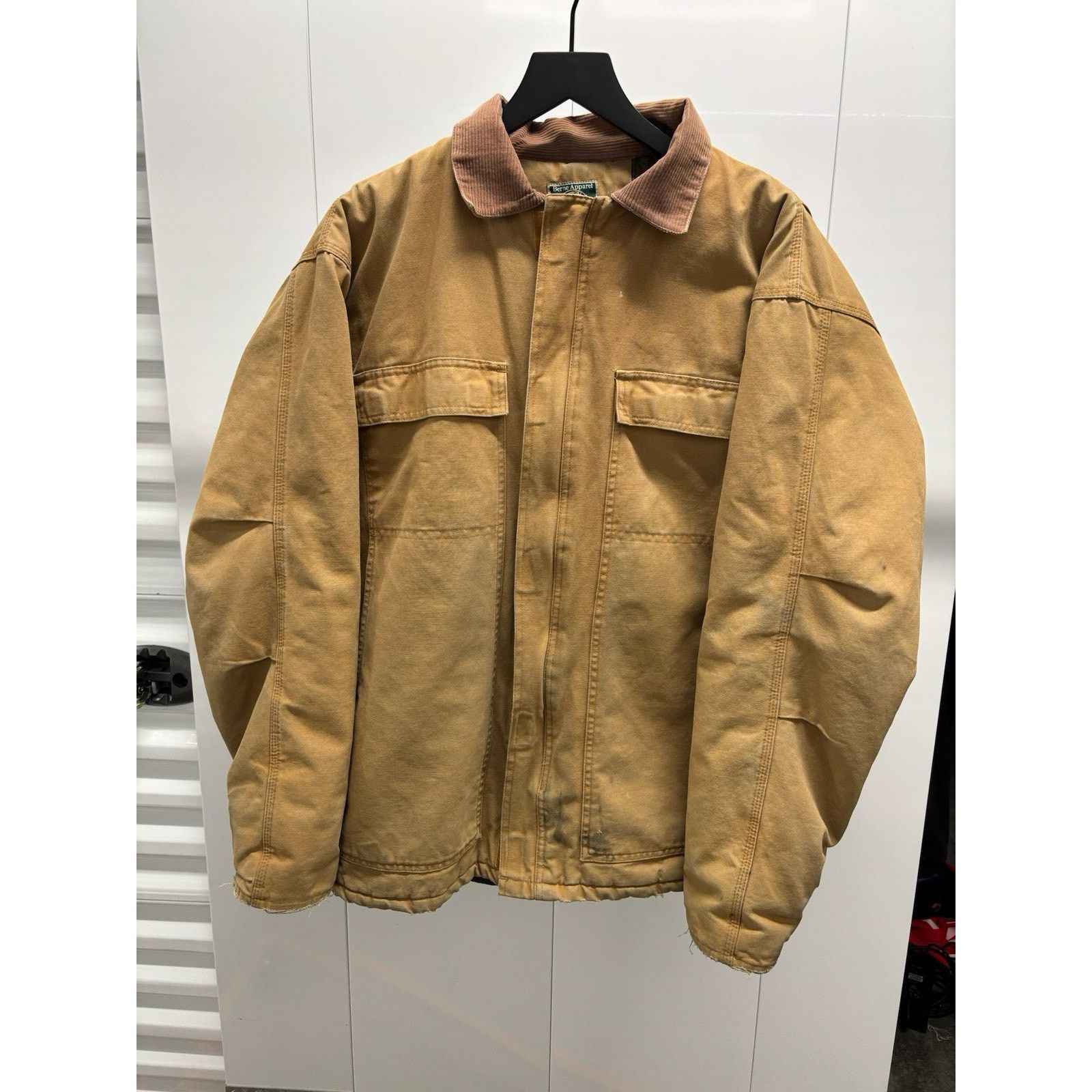 Vintage Berne Apparel Chore Jacket CH416BD Large Tall Size US L / EU 52-54 / 3 - 1 Thumbnail
