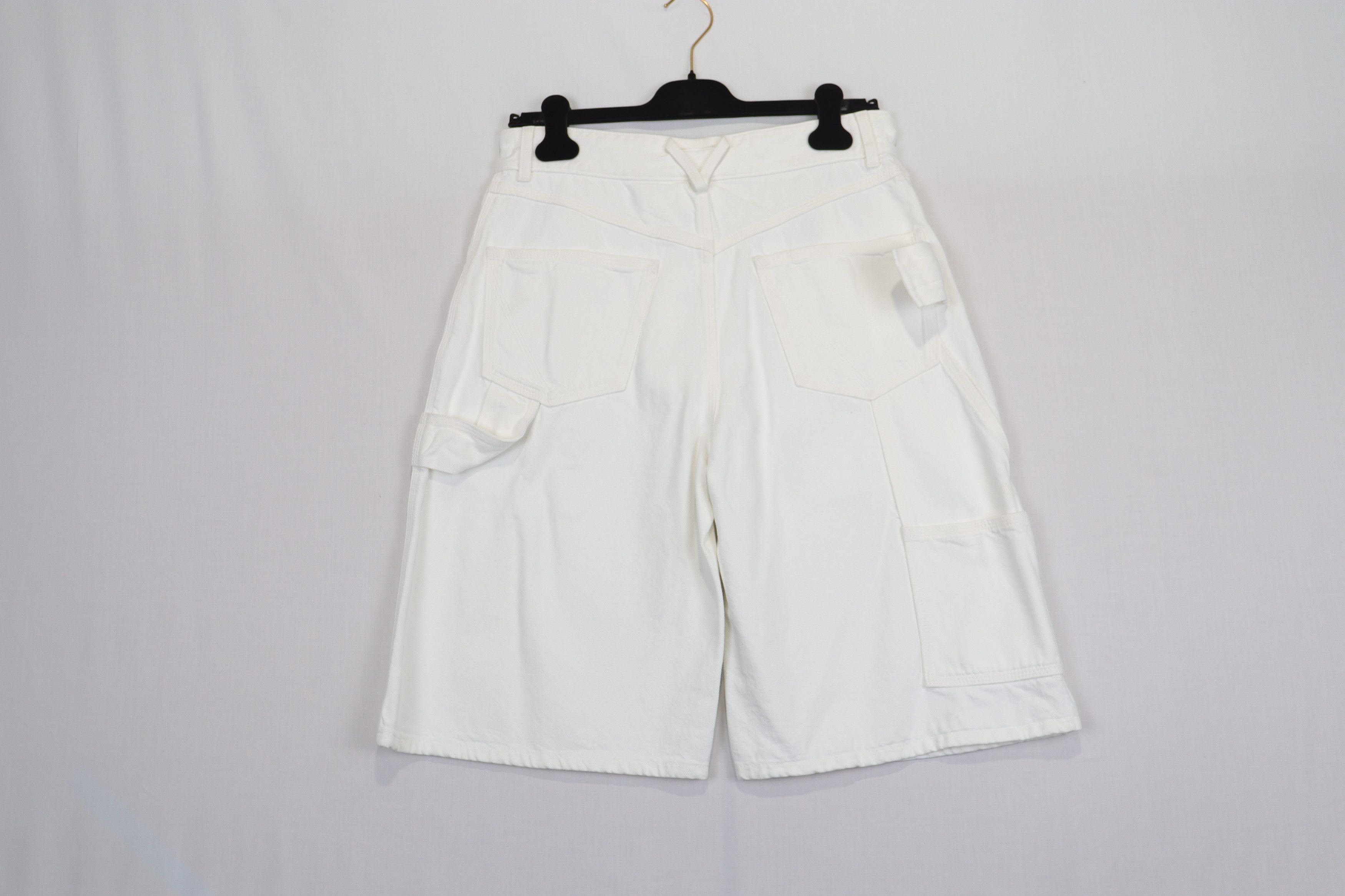 Bottega Veneta o1rshd11223 White Cargo Shorts Size US 36 / EU 52 - 8 Thumbnail