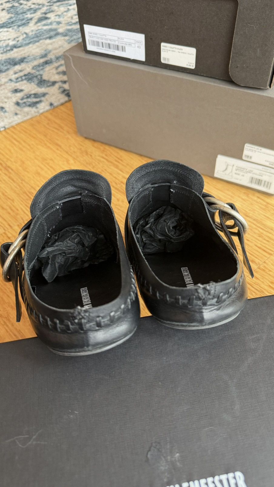 Ann Demeulemeester Ande Soft Rounded Toe Loafers Size US 9.5 / EU 42-43 - 14 Thumbnail