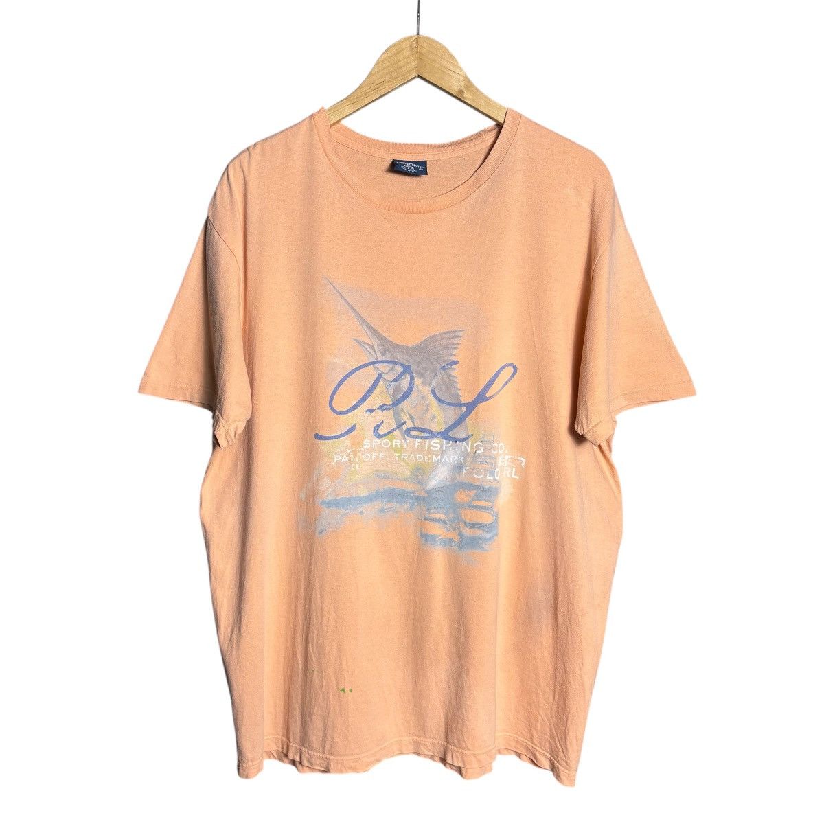 Polo Ralph Lauren × Vintage Vintage 90s Polo Ralph Lauren Sport Fishing T-Shirt Size US L / EU 52-54 / 3 - 1 Thumbnail