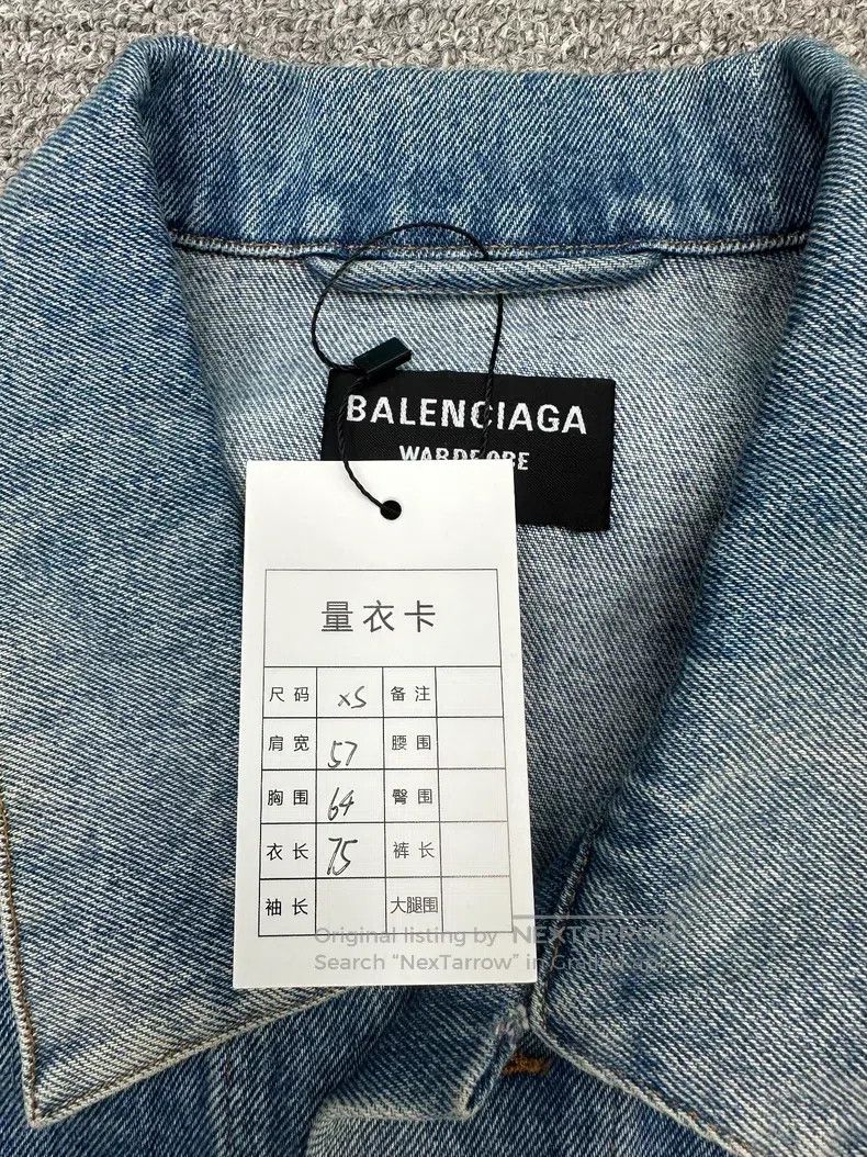Balenciaga Balenciaga Arrow denim jacket Size US XS / EU 42 / 0 - 2 Thumbnail