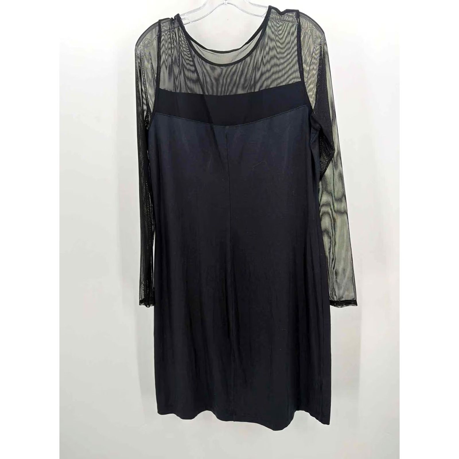 Tommy Bahama Tommy Bahama Dress Size Large Black Short Long Sleeve Pre-Owned Size L / US 10 / IT 46 - 2 Thumbnail