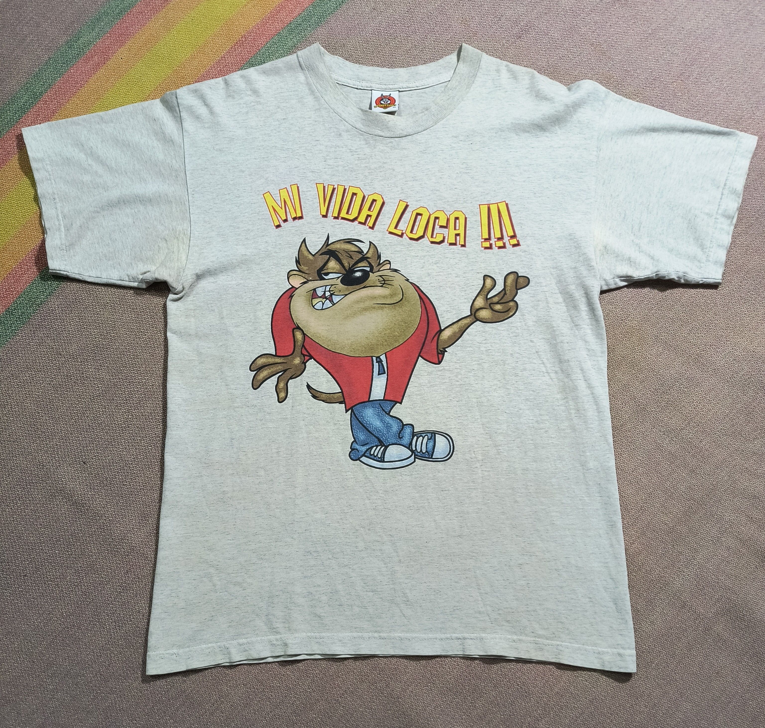 Warner Bros Vintage Taz mi vida loca 1999 tee Size US L / EU 52-54 / 3 - 2 Thumbnail