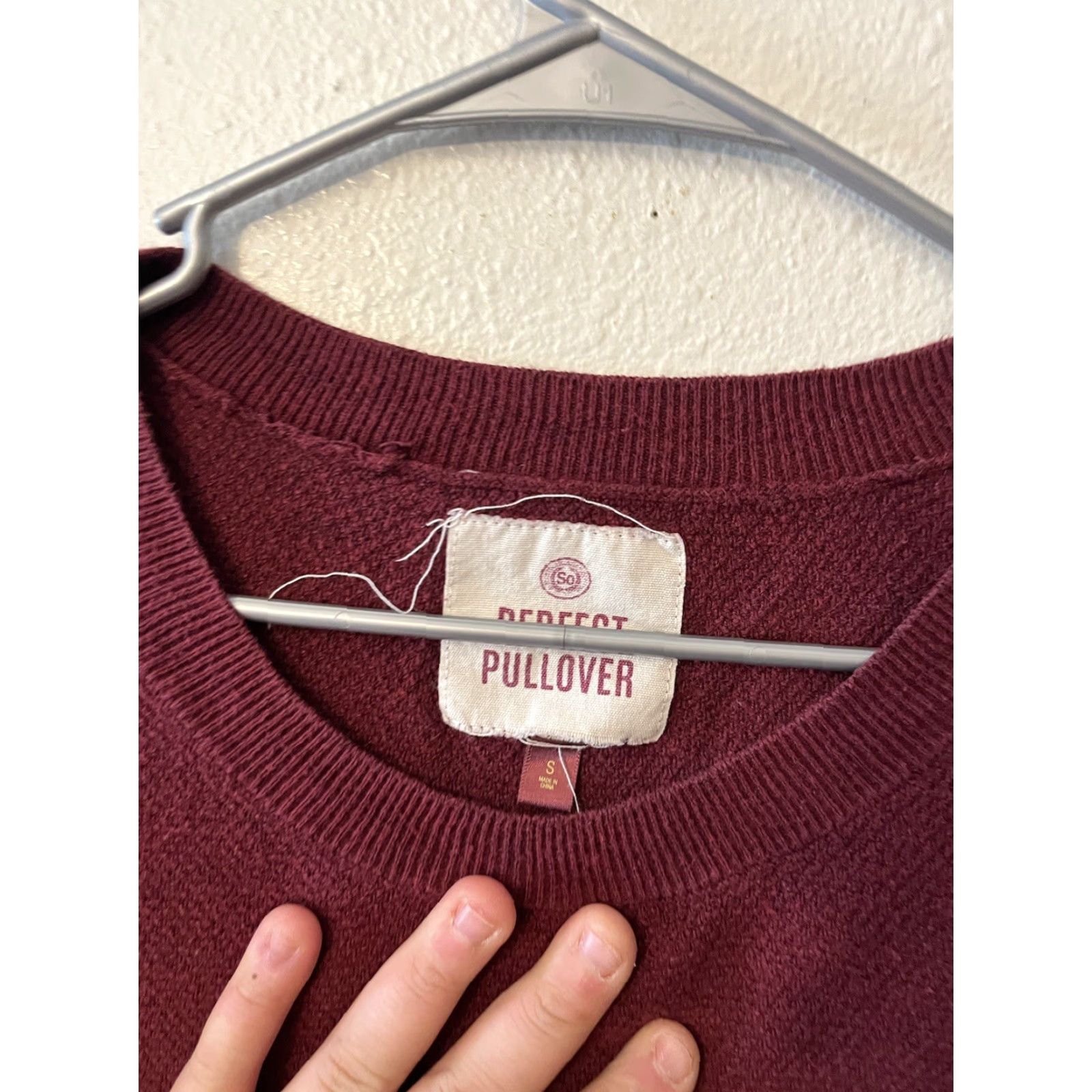 Vintage SO Perfect Sweater Womens Small Long Sleeve Pullover Lightweight Size S / US 4 / IT 40 - 3 Thumbnail