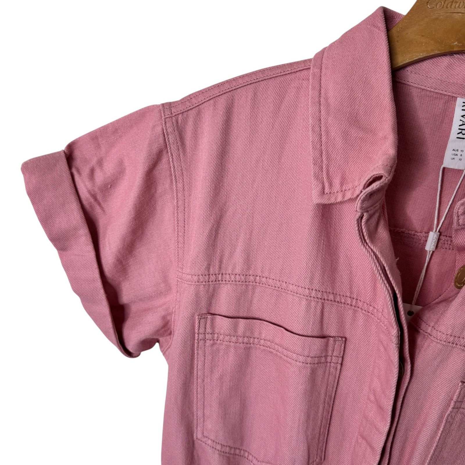 Other Kivari Brae Boilersuit Jumpsuit Pink100% Cotton Size Small Size 27" / US 4 / IT 40 - 5 Thumbnail
