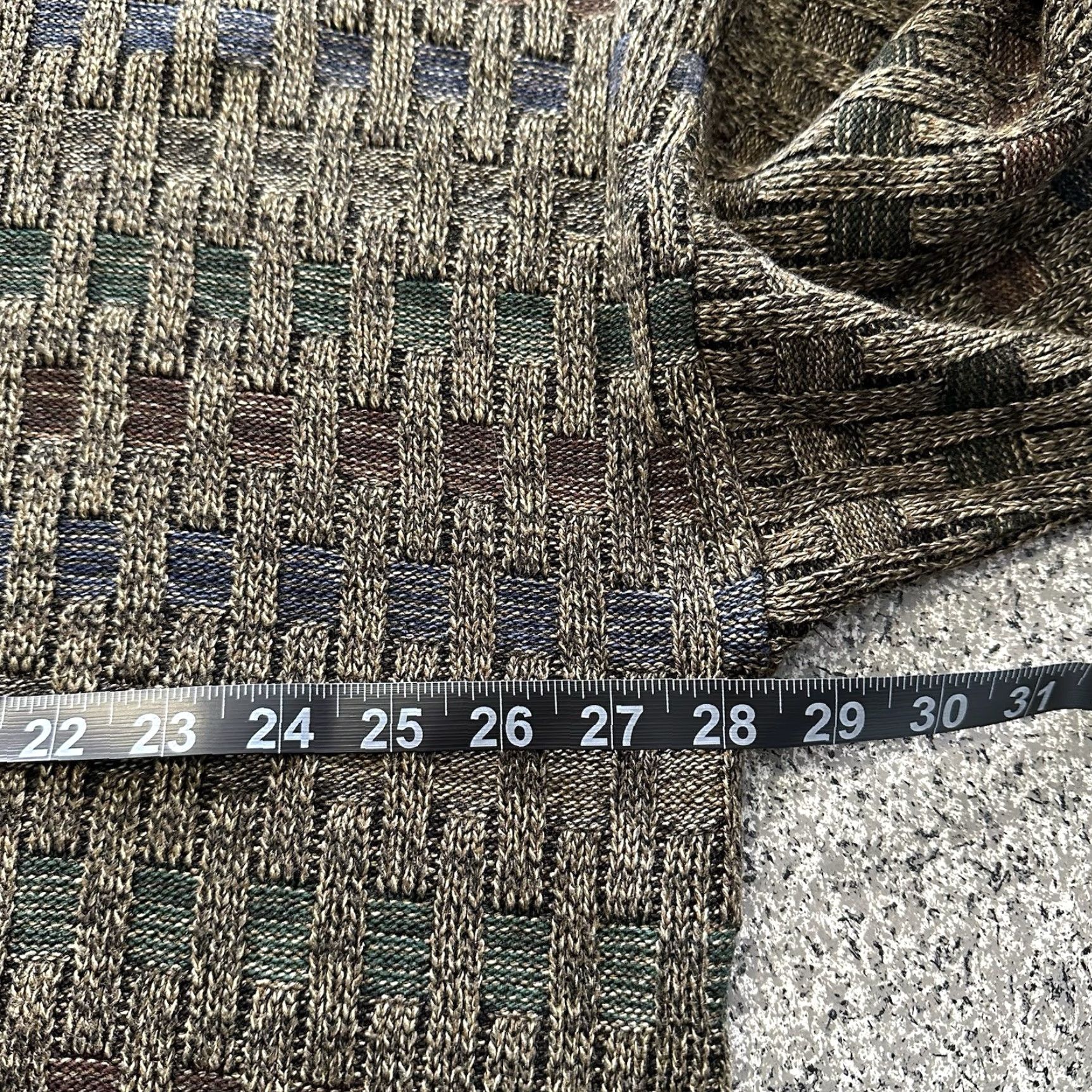 Vintage Gianfranco Ruffini Sweater Mens 2XL Vintage Check Brown Crewneck Pullover Knit Regular -sINVALID- Size US XXL / EU 58 / 5 - 4 Thumbnail