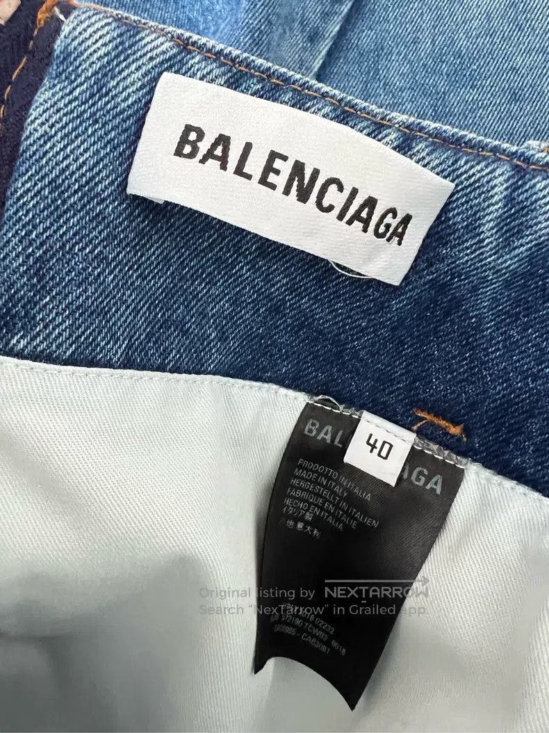 Balenciaga Balenciaga Denim Maxi Skirt, Size 40 Size 39" - 4 Thumbnail