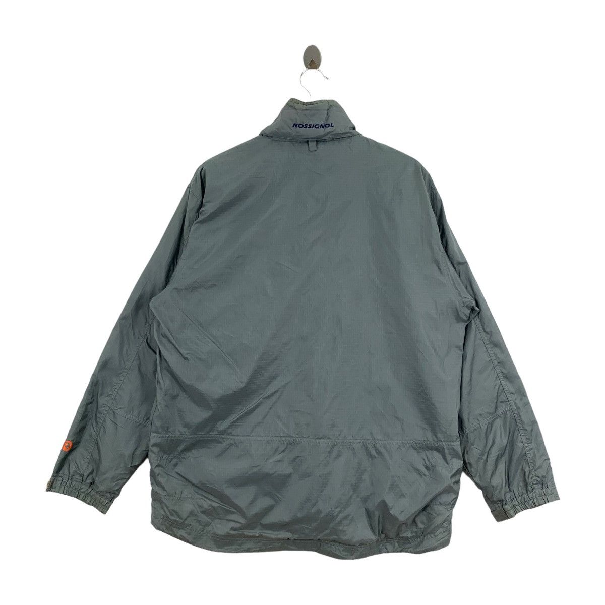 Vintage Vintage ROSSIGNOL Motorsport Racing Zipper Windbreaker Size US L / EU 52-54 / 3 - 2 Thumbnail