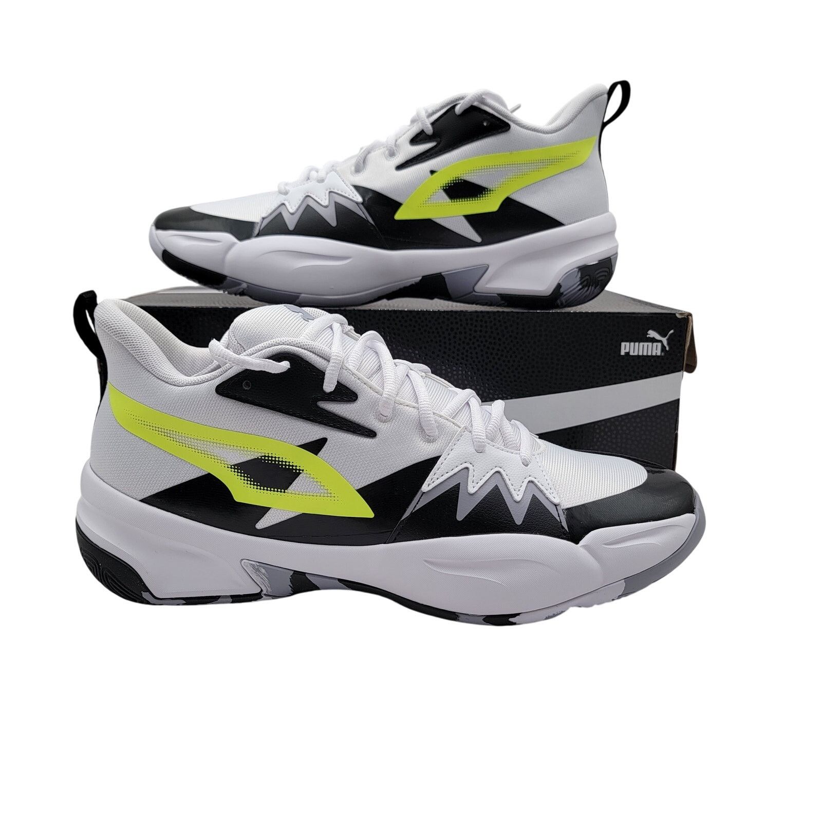 Puma Puma Genetics White Electric Lime Sneakers - Men's Size 10.5 Size US 10.5 / EU 43-44 - 1 Thumbnail
