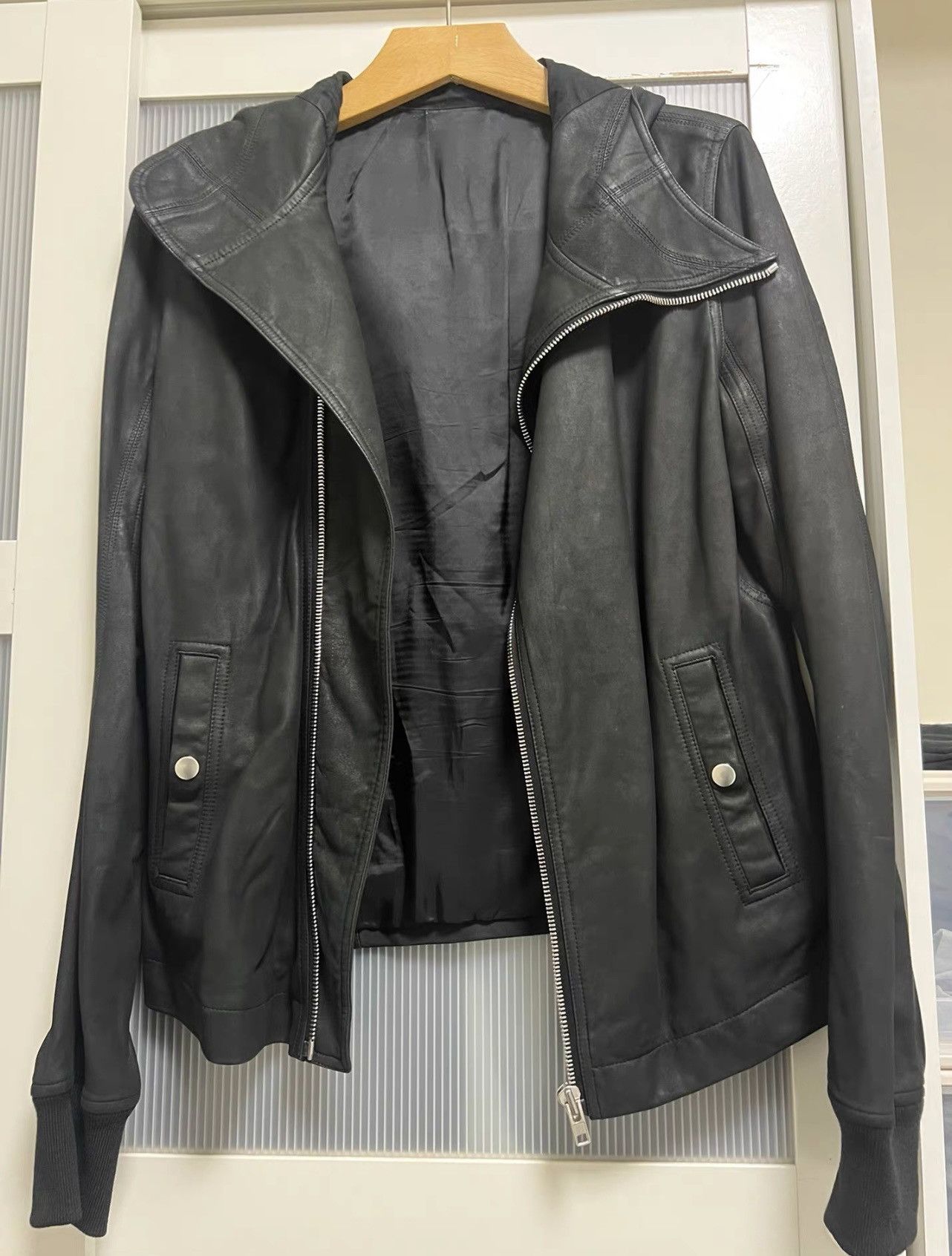 Rick Owens Rick Owens leather bullet jacket Size US M / EU 48-50 / 2 - 2 Thumbnail