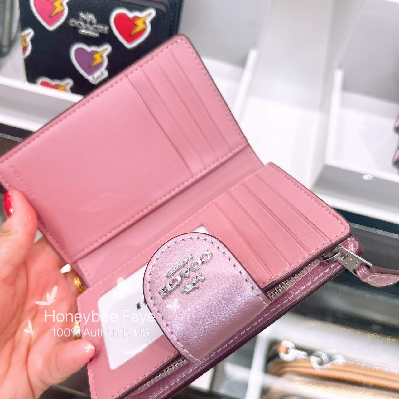 Coach Medium Corner Zip Wallet CW528 Size ONE SIZE - 3 Thumbnail
