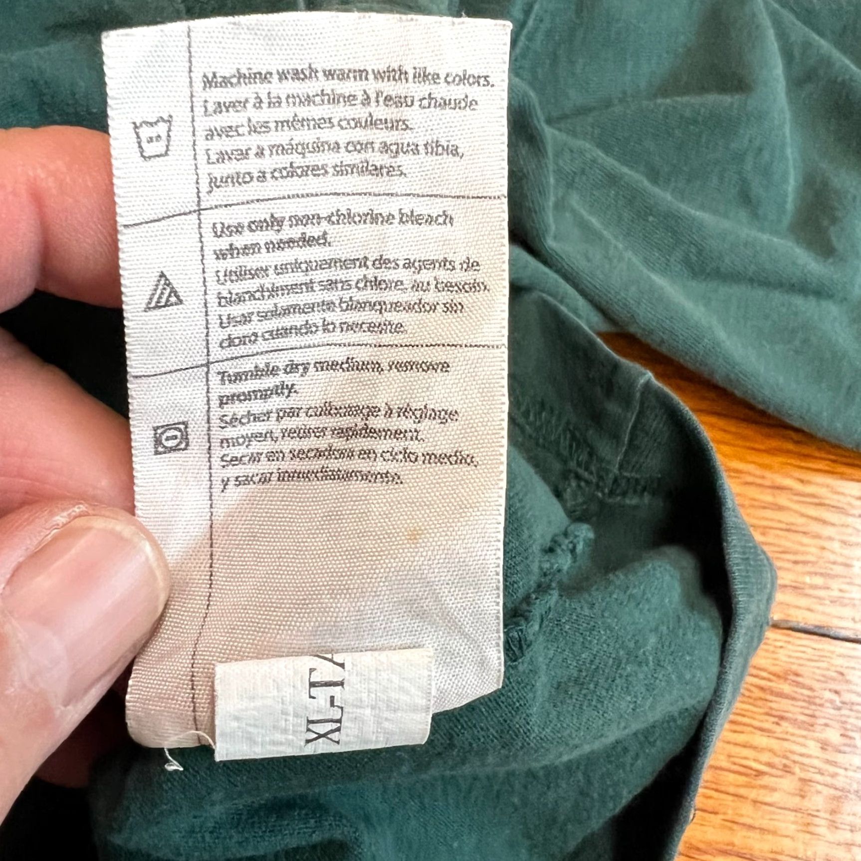 Carhartt Carhartt T Shirt Mens K87 Original Fit Pocket Green Size XLT Crew Neck Short Sleeve Size US XL / EU 56 / 4 - 7 Thumbnail