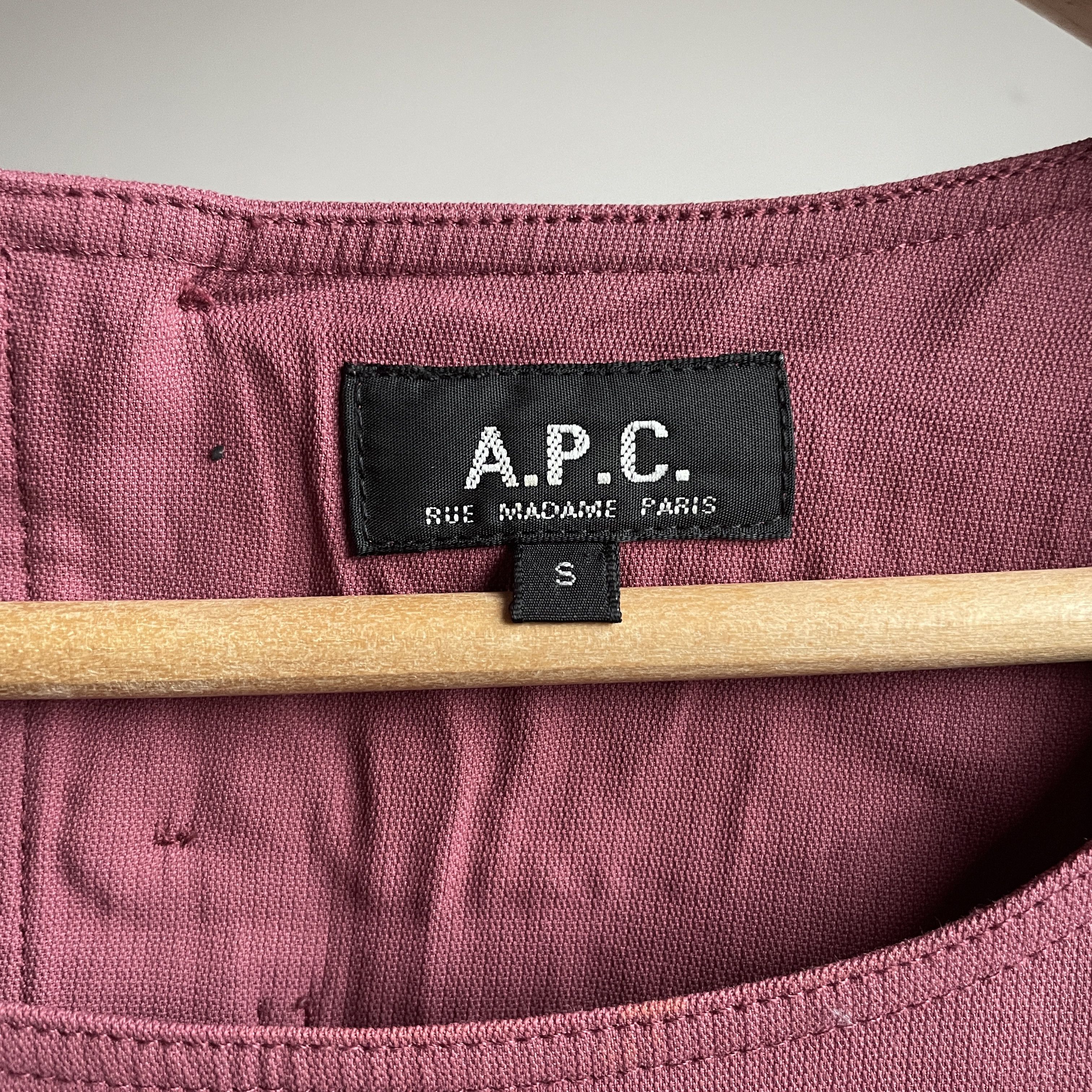A.P.C. A.P.C. Viscose Cotton Tunic Dress Size S Size S / US 4 / IT 40 - 9 Thumbnail
