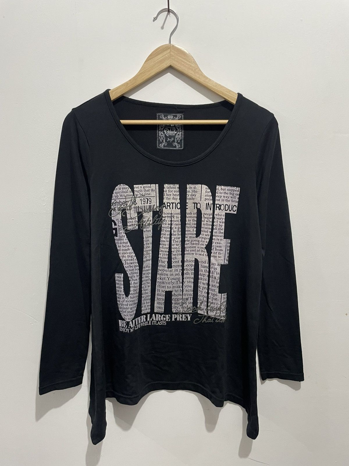 Beauty Beast × If Six Was Nine × Japanese Brand RELACHE STARE JAPANESE STYLE LONG SLEEVE Size US M / EU 48-50 / 2 - 1 Thumbnail
