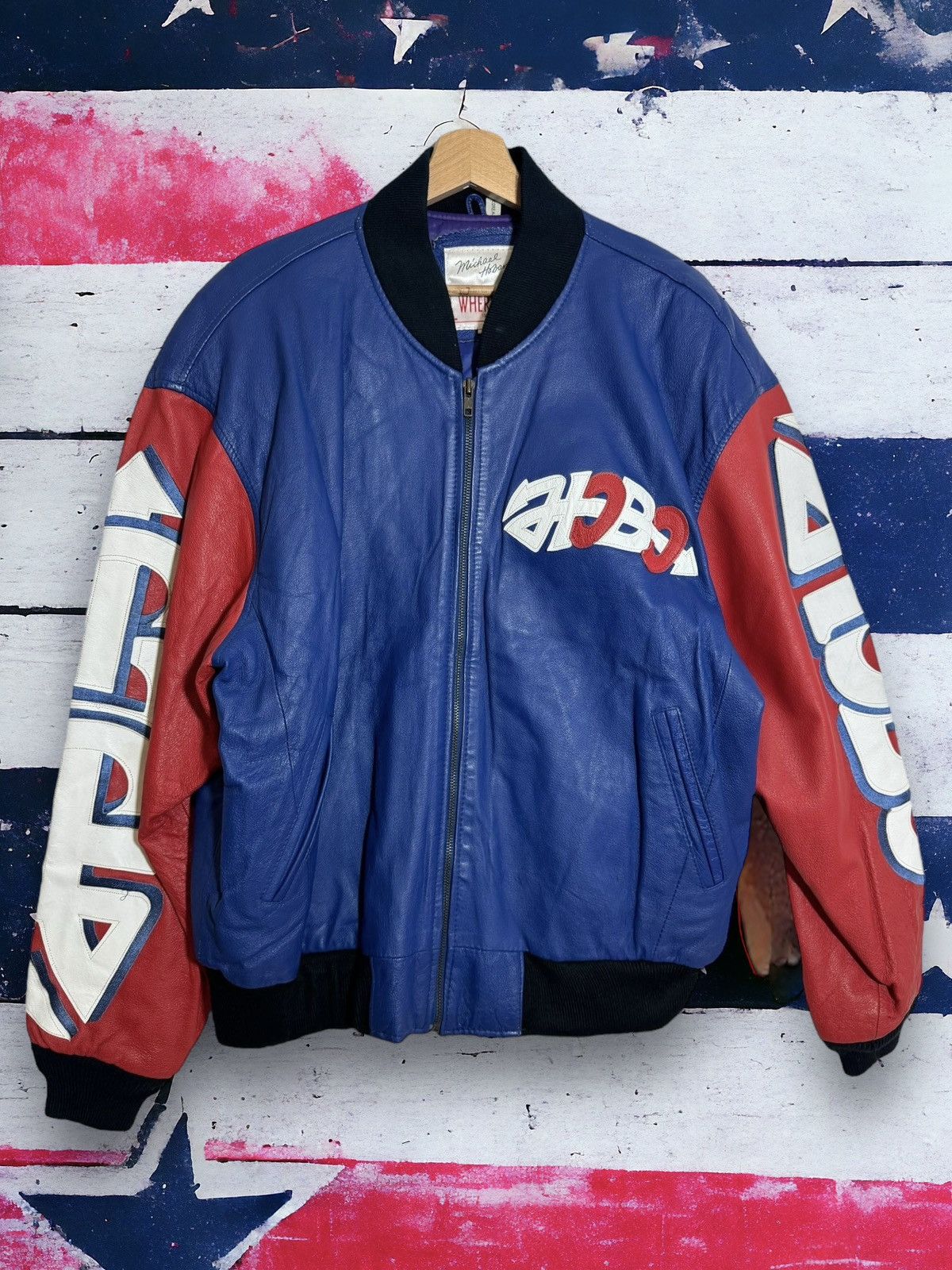 Michael Hoban Michael Hoban Vintage American Leather Bomber Jacket Size US L / EU 52-54 / 3 - 2 Thumbnail