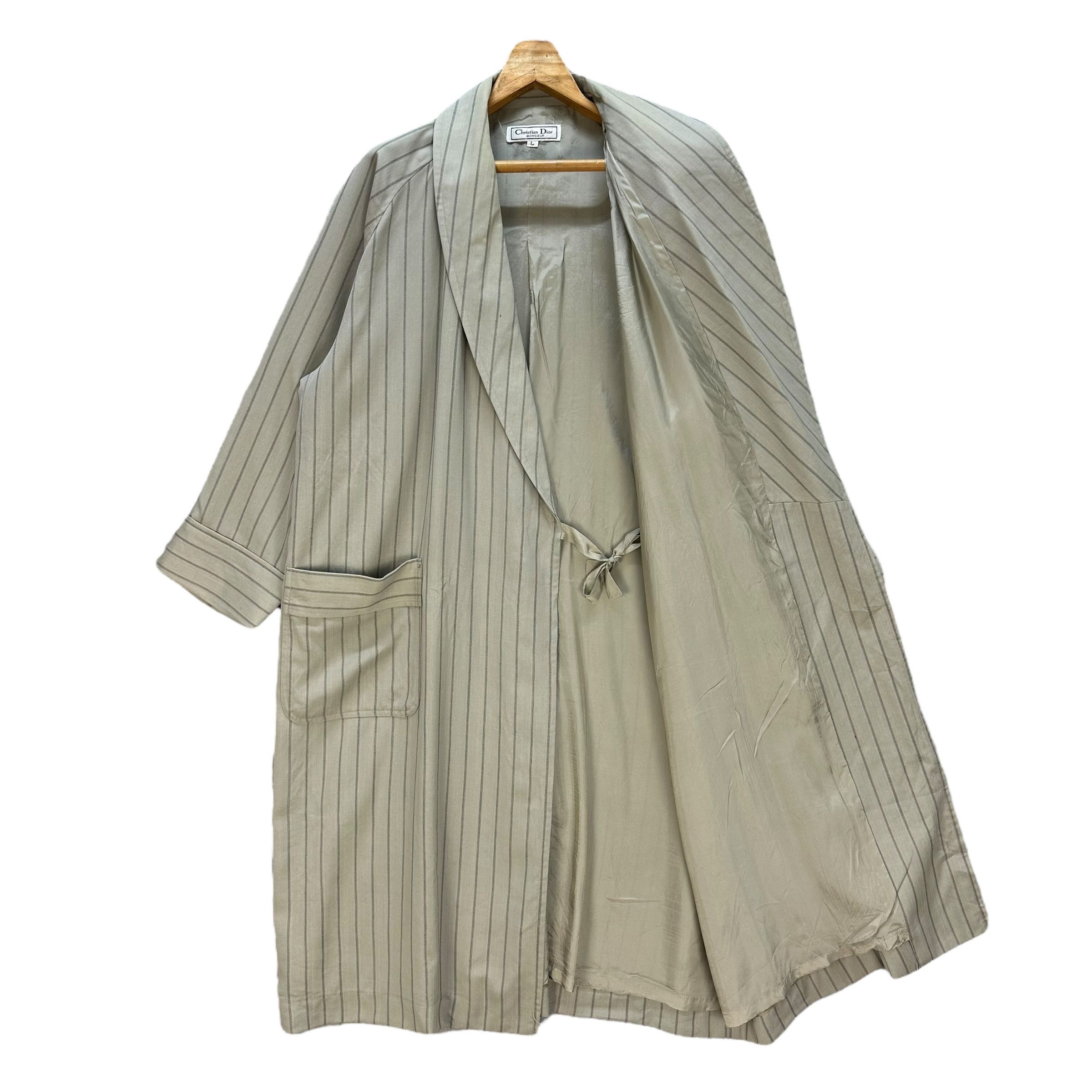 Christian Dior Monsieur Vintage 90’s CHRISTIAN DIOR MONSIEUR Striped Robes #125-1480 Size US L / EU 52-54 / 3 - 10 Thumbnail