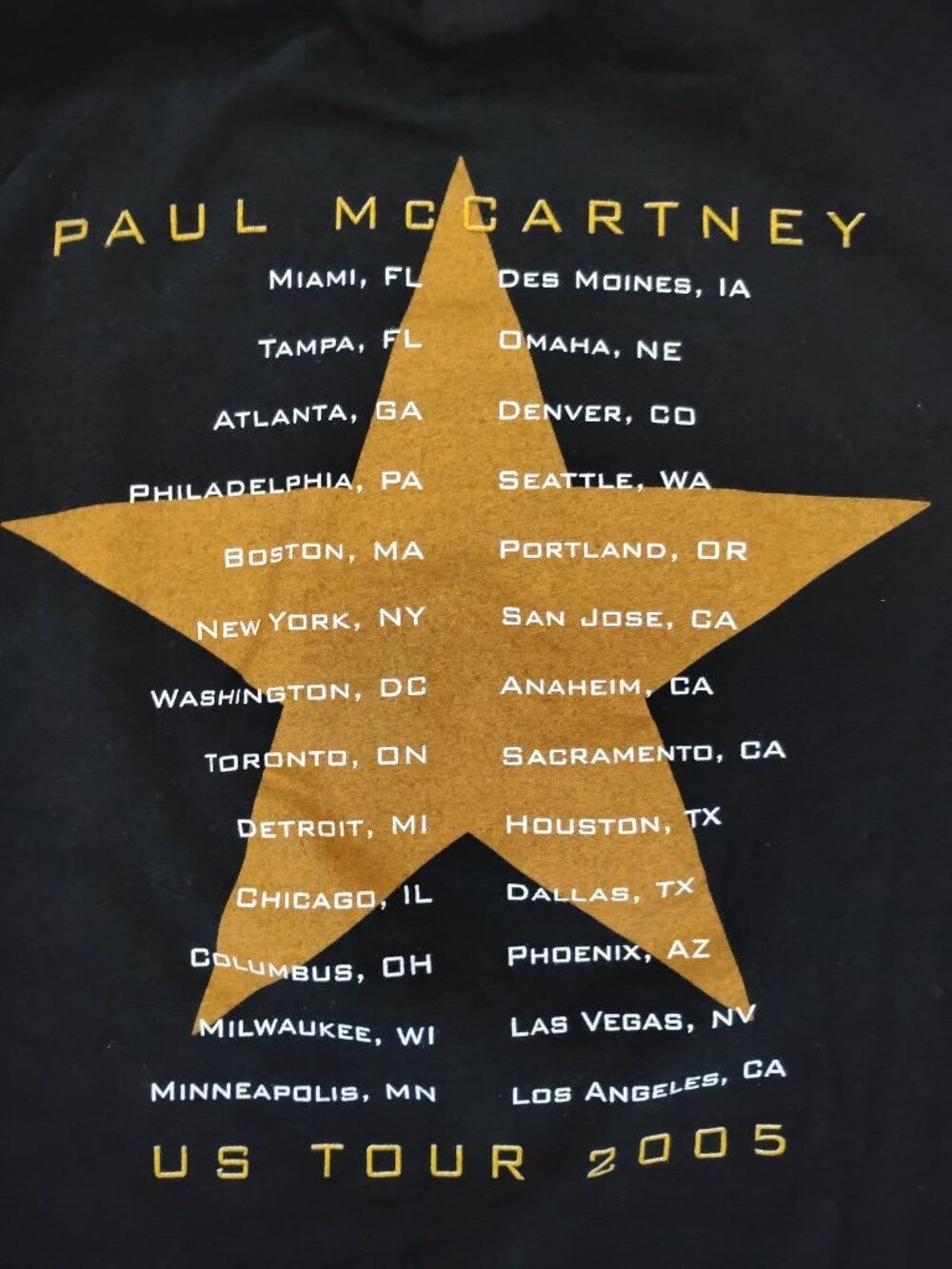Giant Vintage Paul McCartney US Tour 2005 T-Shirt Size US M / EU 48-50 / 2 - 6 Thumbnail
