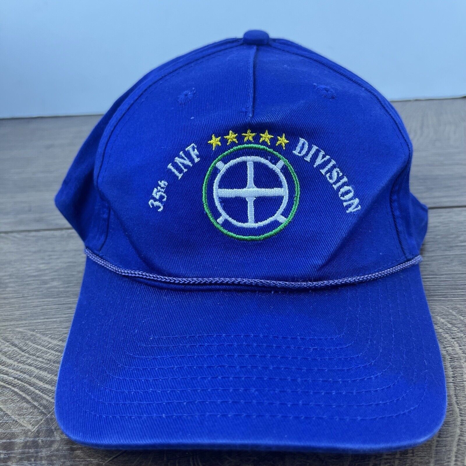 Other 35th Inf Division Hat Infrantry Snapback Hat Blue Adjustable Size ONE SIZE - 1 Thumbnail