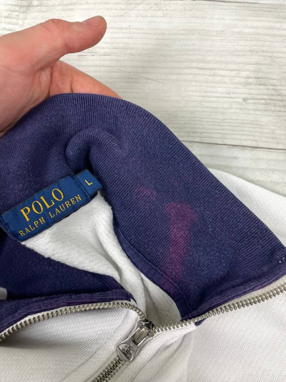 Polo Ralph Lauren Vintage Polo Ralph Lauren Sweatshirt Full Zip Varsity Jacket Size US L / EU 52-54 / 3 - 18 Thumbnail
