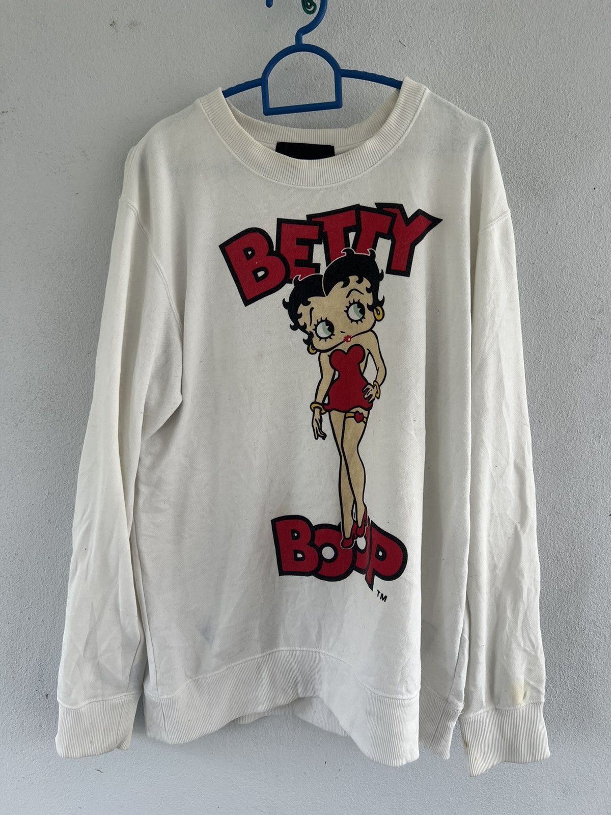 Designer × Vintage Betty Boop sweatshirt Size US L / EU 52-54 / 3 - 1 Thumbnail