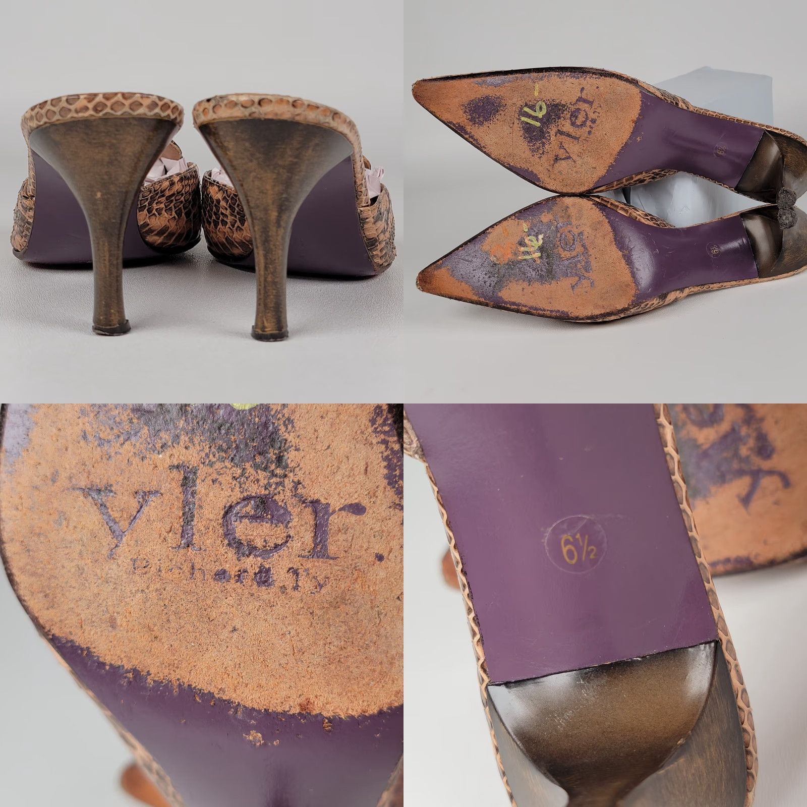 Richard Tyler Richard Tyler Snake Skin Heals Women's Size 6.5 Size US 7 / IT 37 - 8 Thumbnail