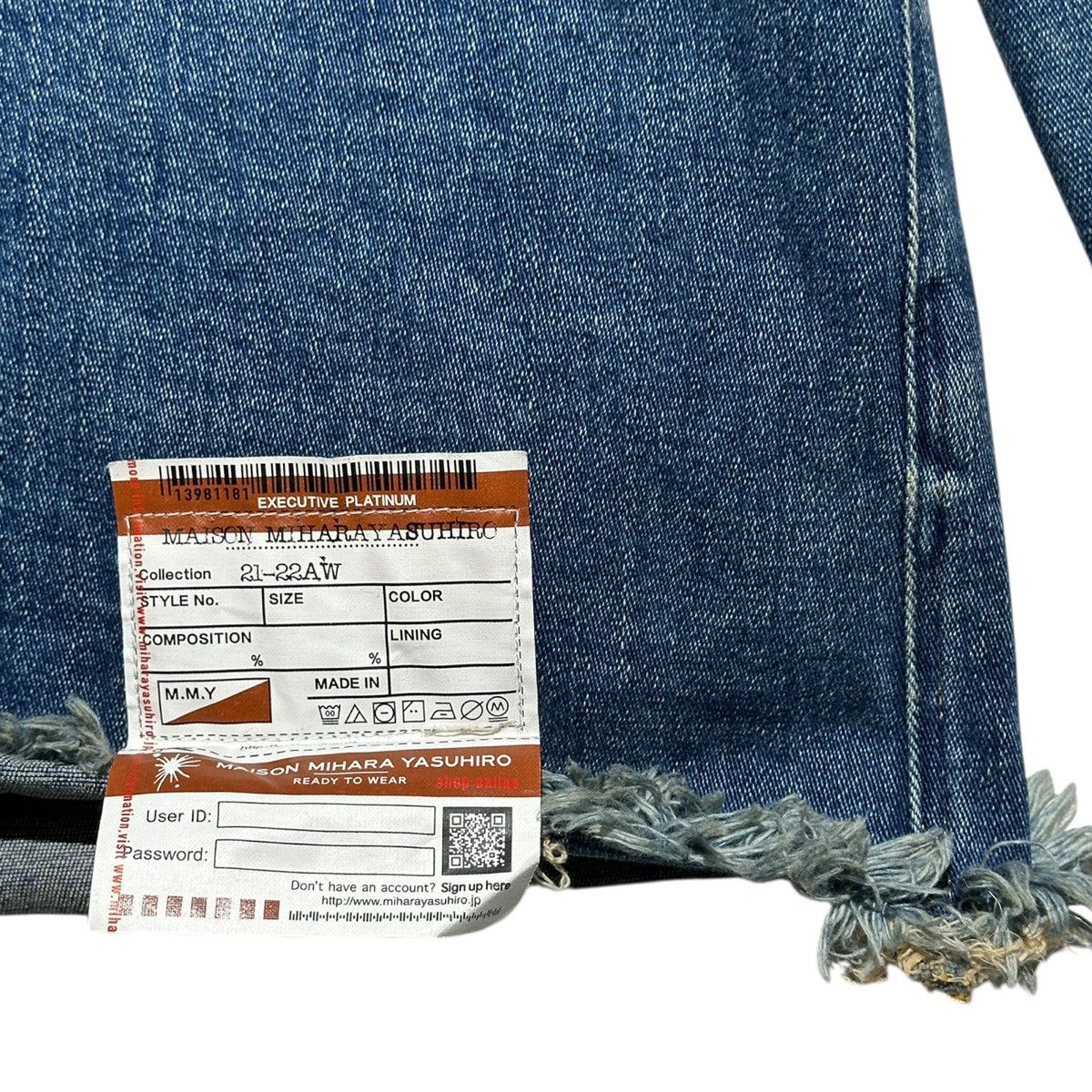 Maison MIHARA YASUHIRO High neck stretch denim top Size S / US 4 / IT 40 - 3 Thumbnail