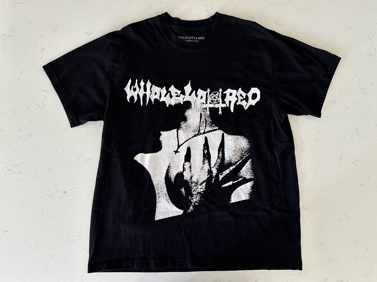 image of Playboi Carti Wlr Sympathy For The Vampire T-Shirt in Black, Men's (Size Large)