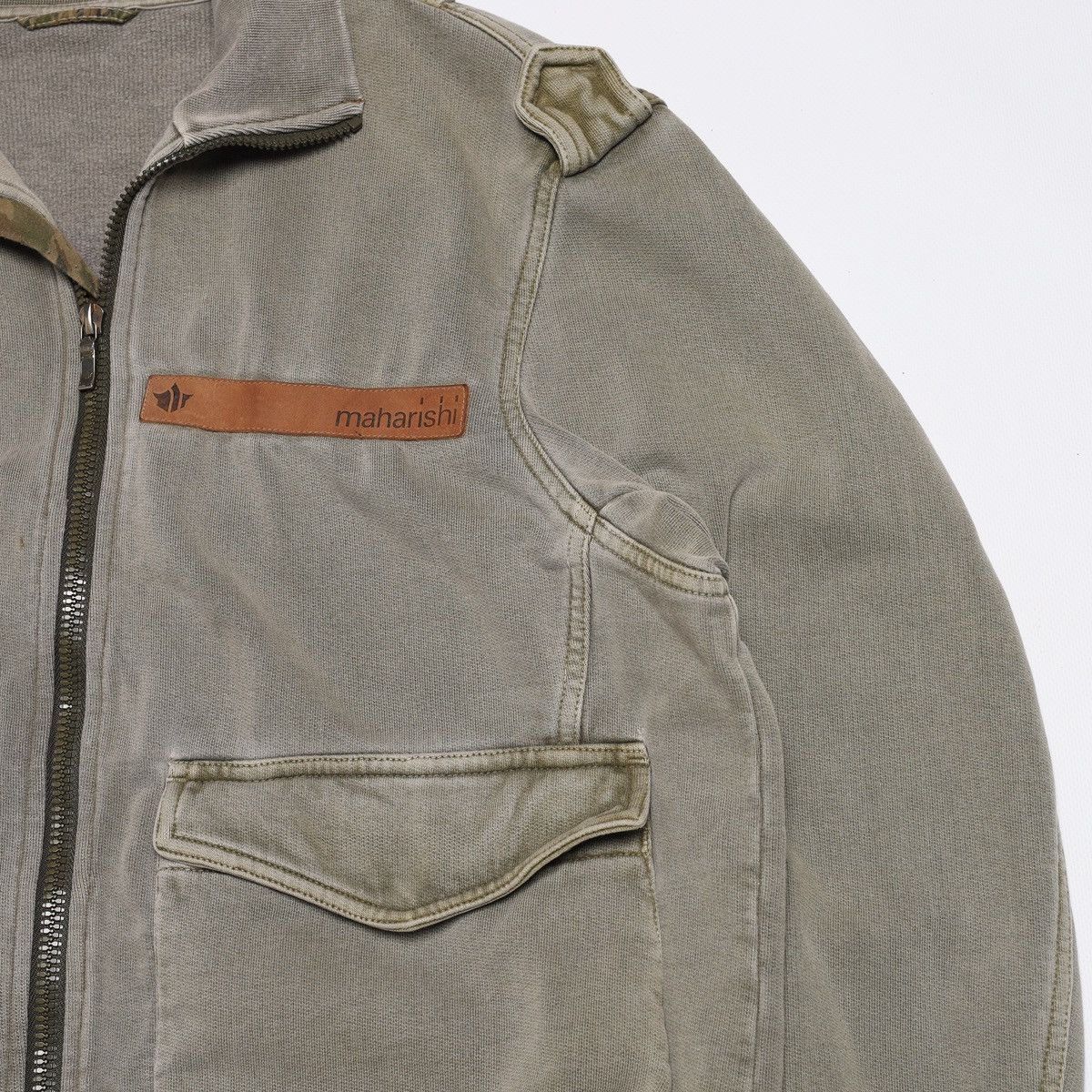 Maharishi Maharishi Olive Vintage Bomber Cotton Jacket Size US M / EU 48-50 / 2 - 5 Thumbnail