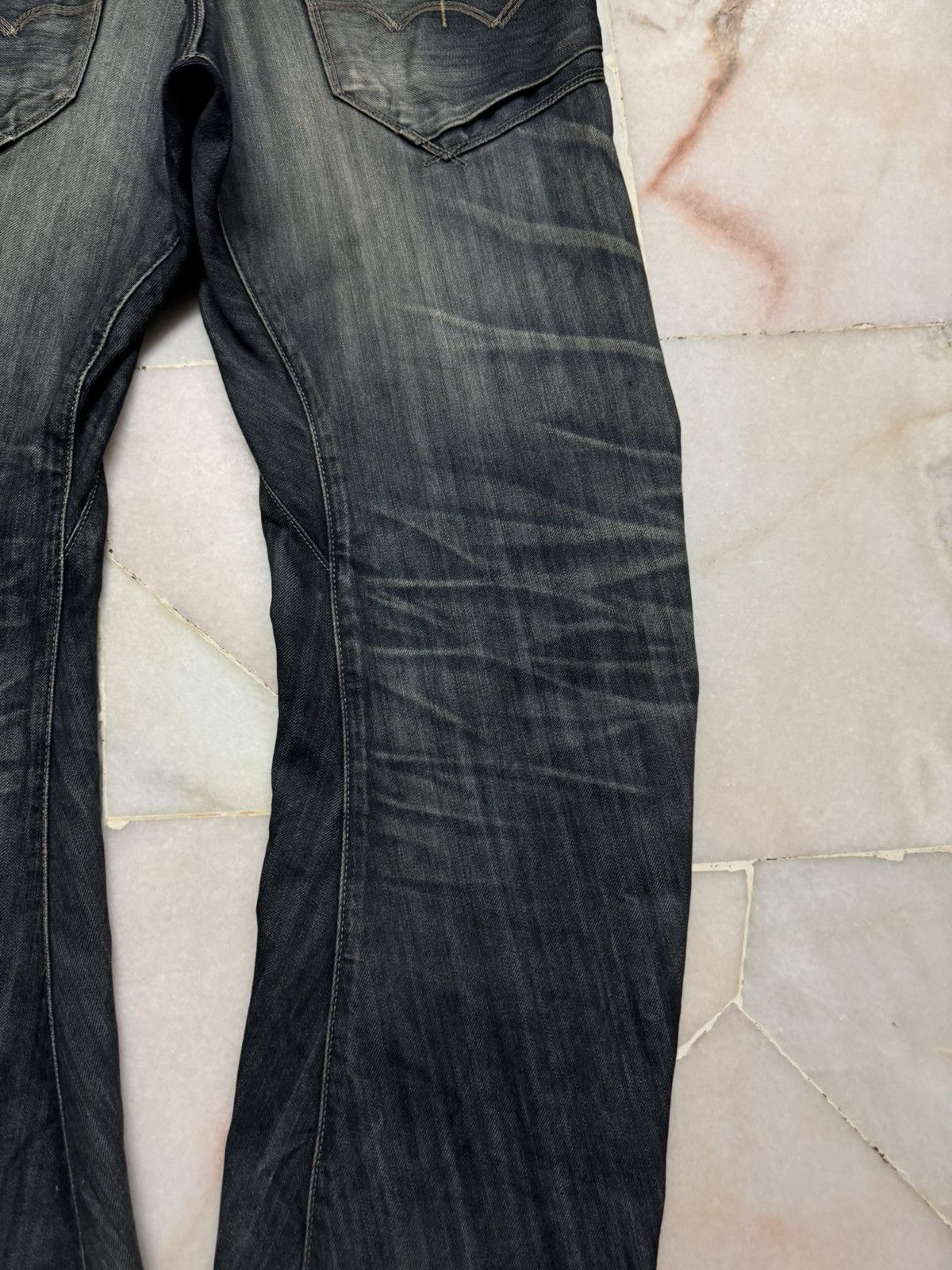 Edwin VTG EDWIN E-FUNCTION RUSTY SICK MUDPUNK WHSIKER DARK JEAN Size US 32 / EU 48 - 19 Thumbnail