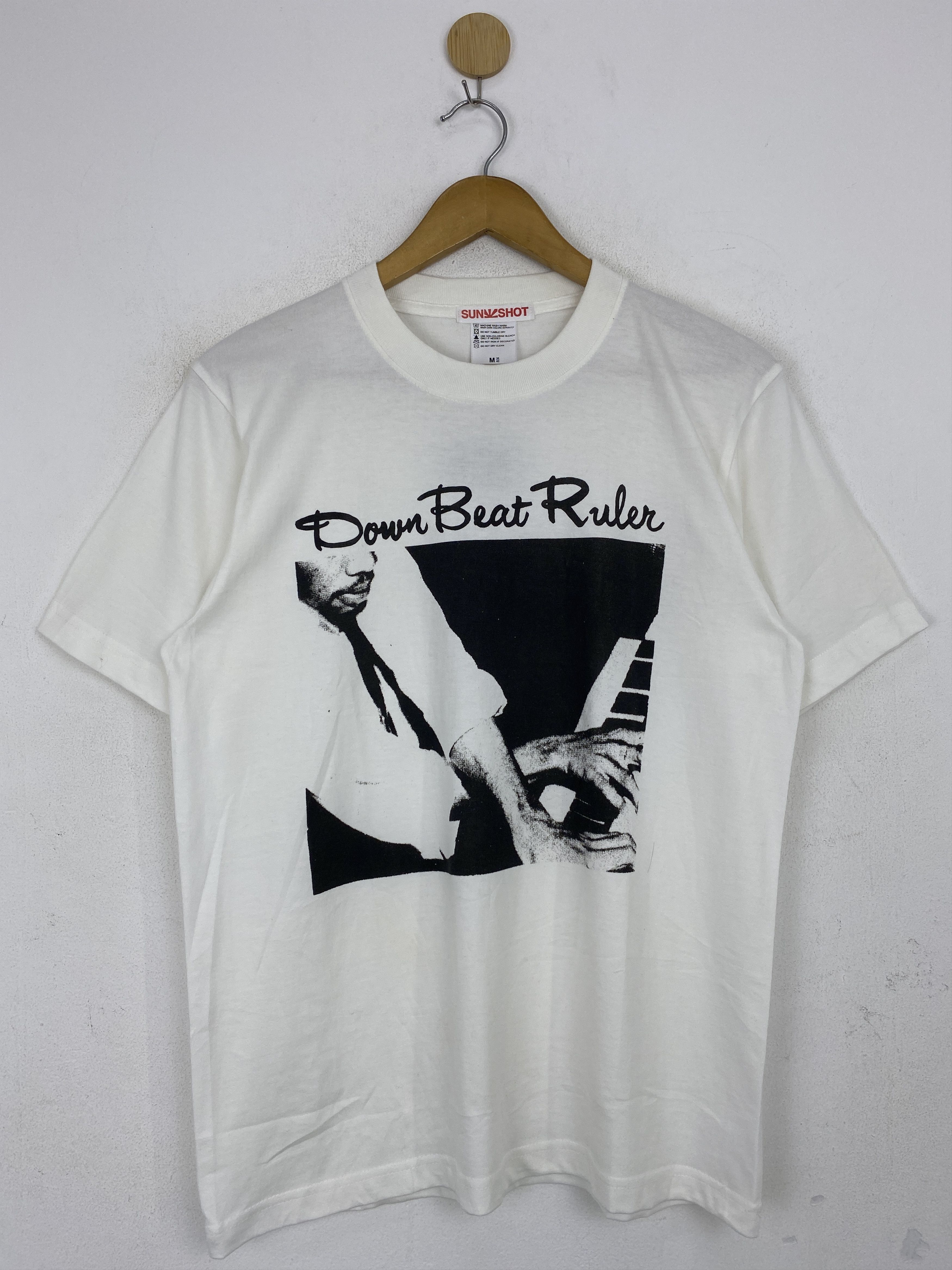 Band Tees × Vintage Vintage 90s Down Beat Ruler Music Tee TA0623 Size US M / EU 48-50 / 2 - 1 Thumbnail