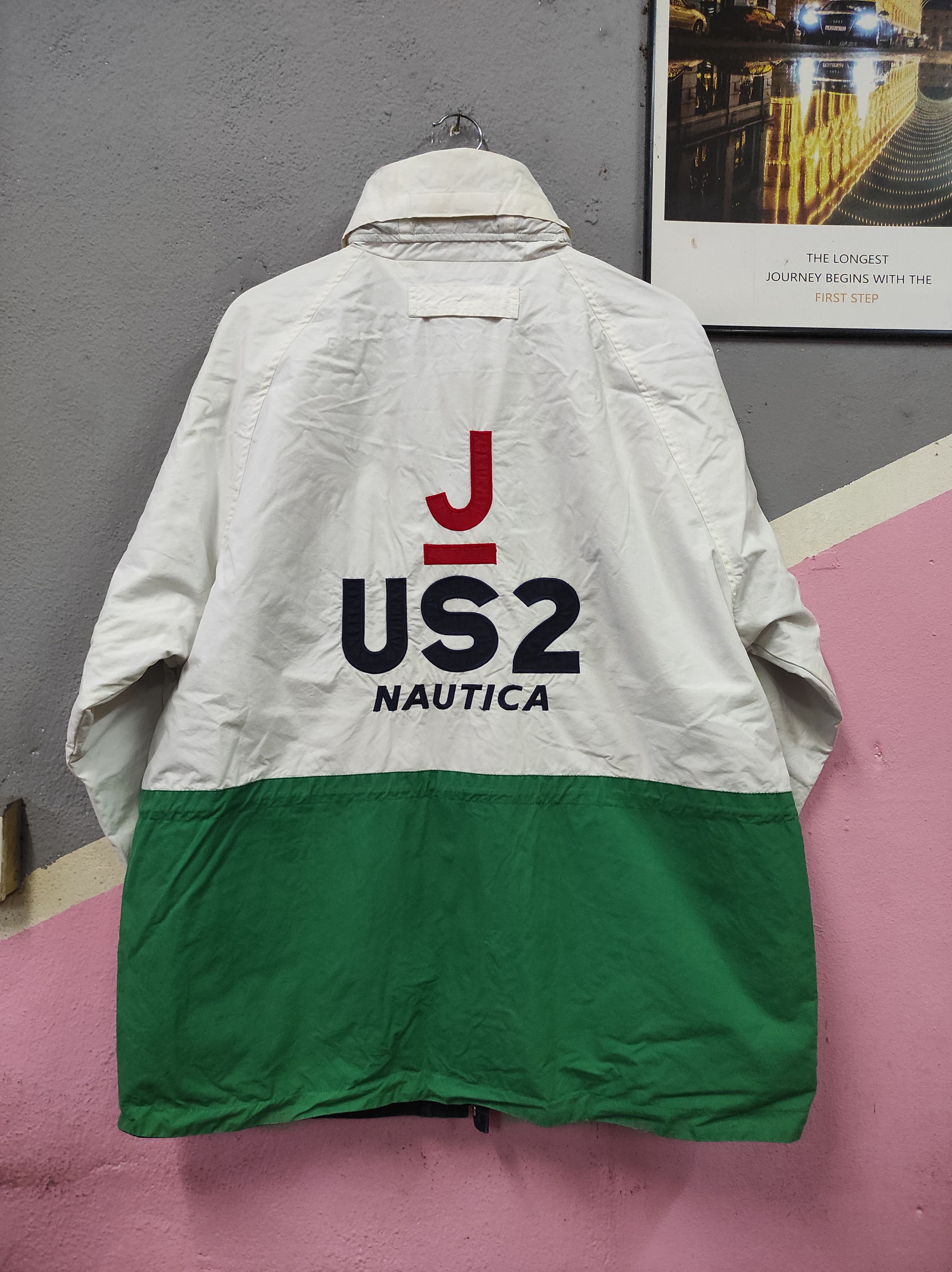 Japanese Brand × Nautica NAUTICA J US 2 REVESIBLE PARKA JACKET HOODED Size US L / EU 52-54 / 3 - 1 Thumbnail