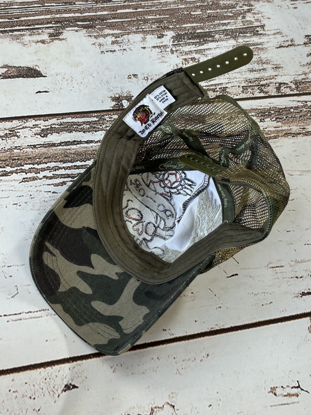 Ed Hardy Ed Hardy Vintage Camo Trucker Hat Tattoo Size ONE SIZE - 7 Thumbnail