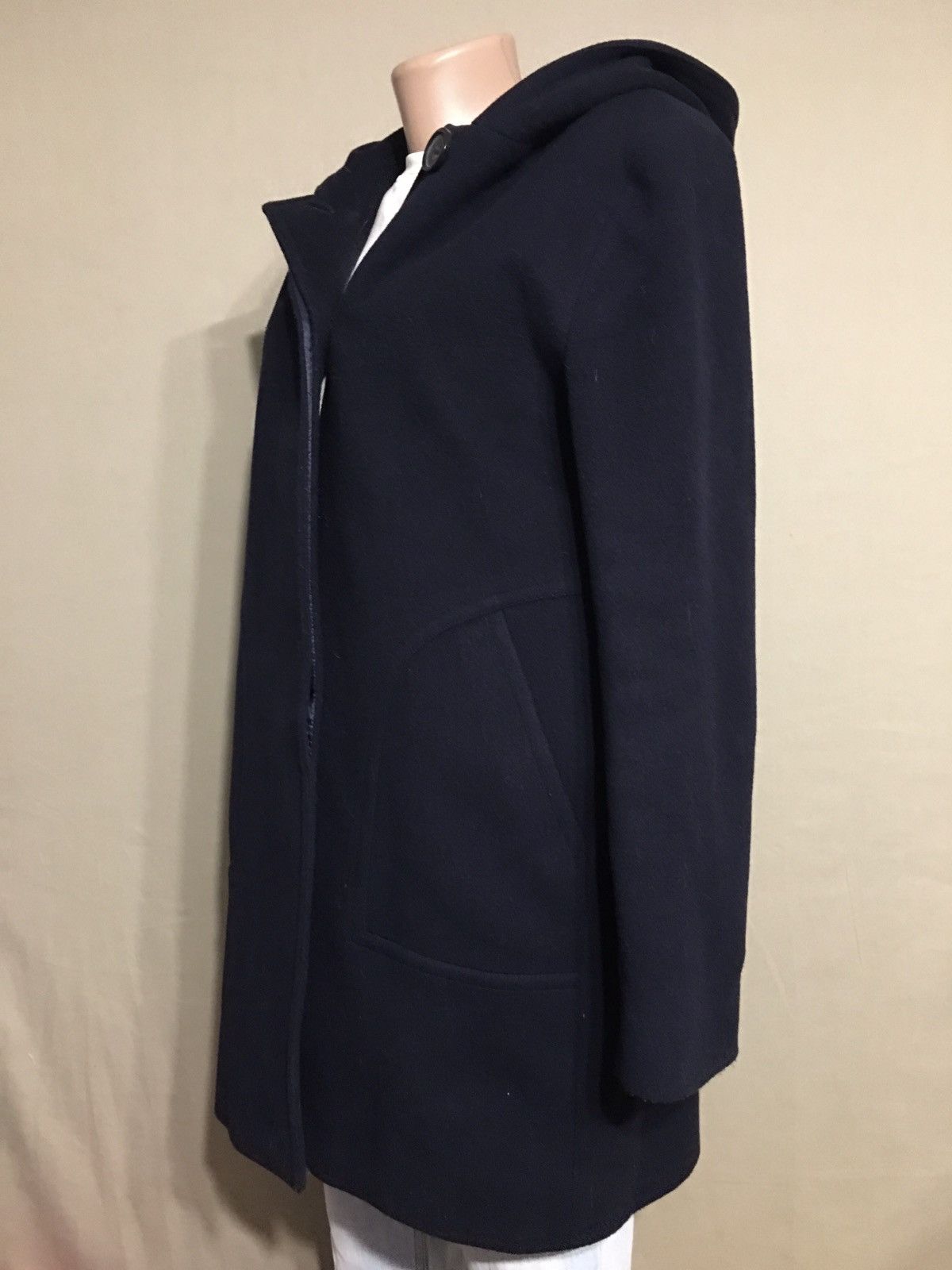 Cinzia Rocca CINZIA ROCCA Wool Cashmeres Dark Blue Coat EU38 US8 Size M / US 6-8 / IT 42-44 - 2 Thumbnail