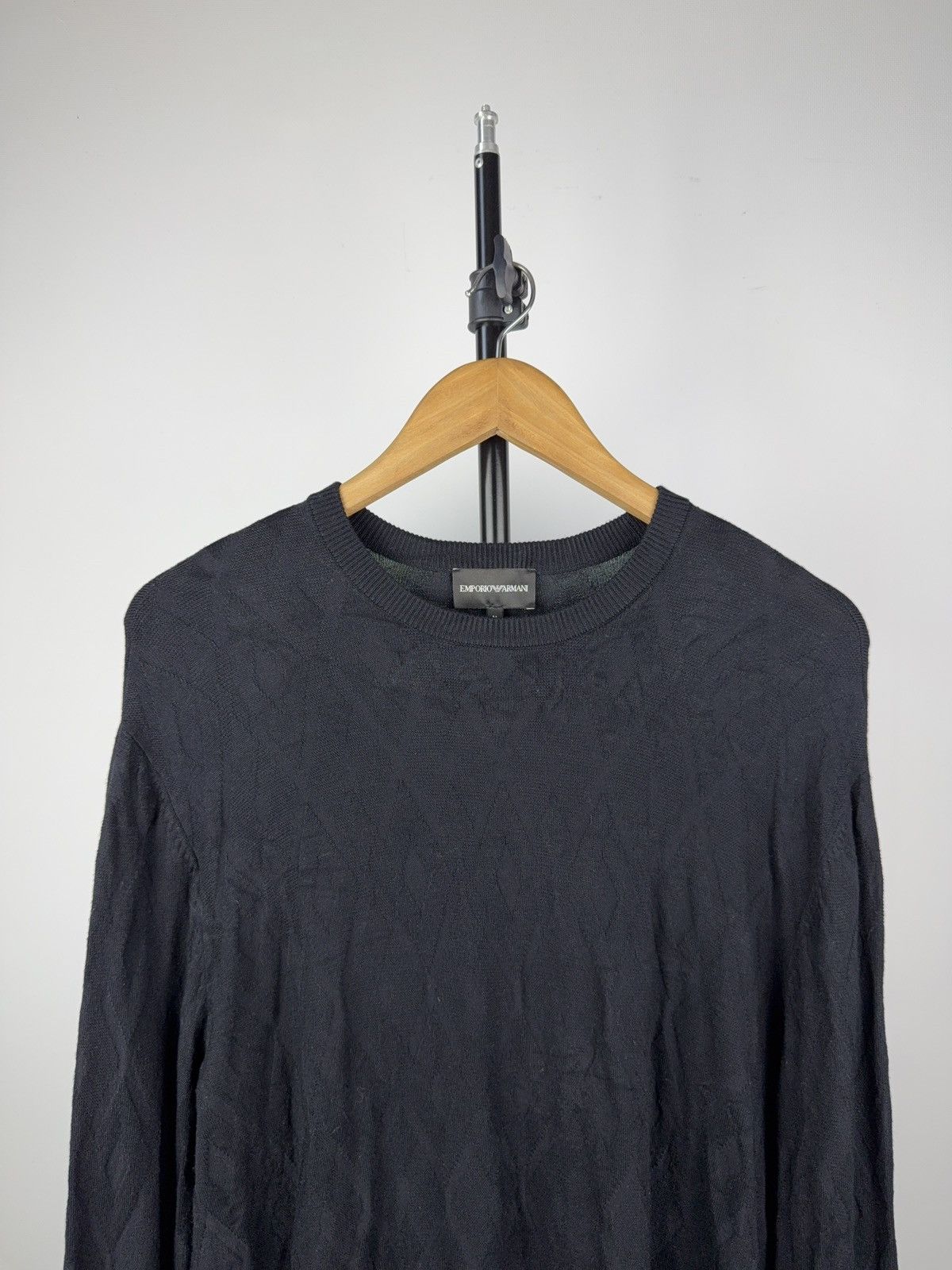 Emporio Armani Luxury Designer Retro Style Emporio Armani Sweater Size US M / EU 48-50 / 2 - 2 Thumbnail
