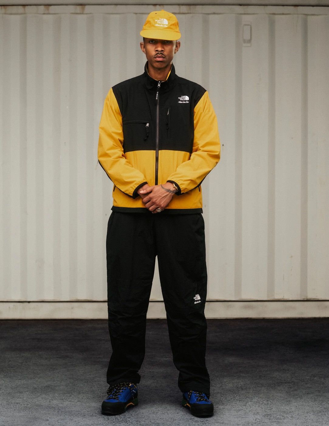 Aime Leon Dore Aime Leon Dore ALD / The North Face Nylon Denali Jacket Gold Size US XL / EU 56 / 4 - 2 Thumbnail