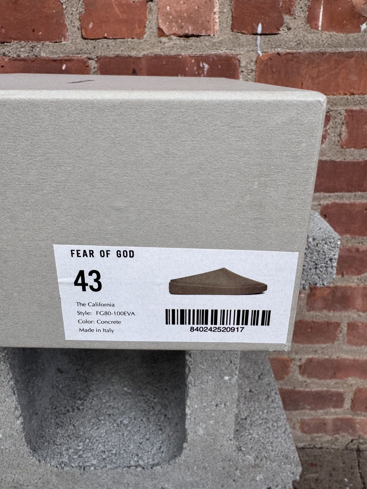 Fear of God Fear of god California 1.0 Size US 10 / EU 43 - 12 Thumbnail