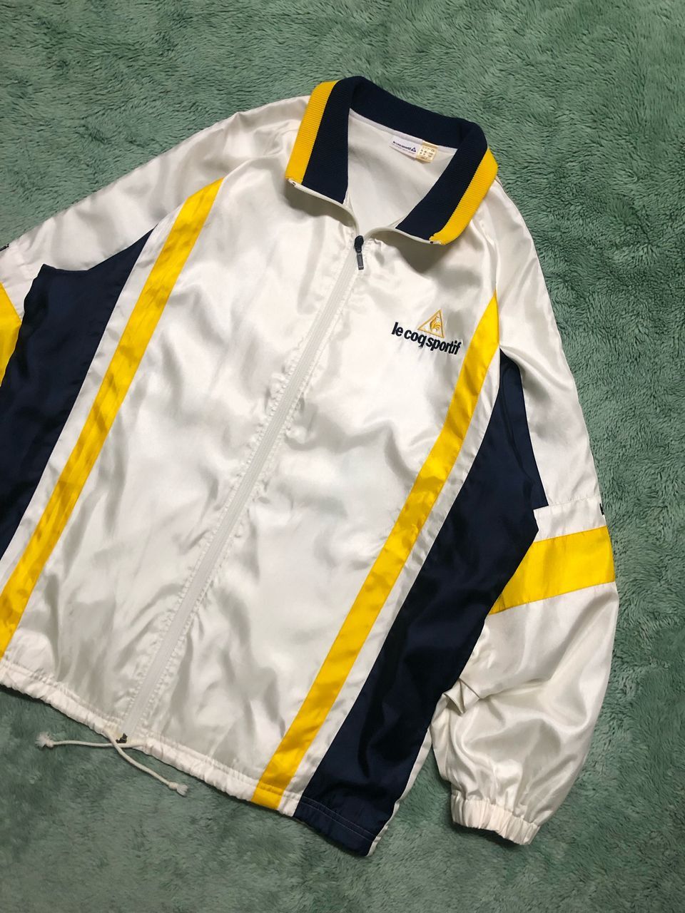 Le Coq Sportif VINTAGE 90s LE COQ SPORTIF SIDE TAPE WINDBREAKER JACKET Size US XL / EU 56 / 4 - 5 Thumbnail