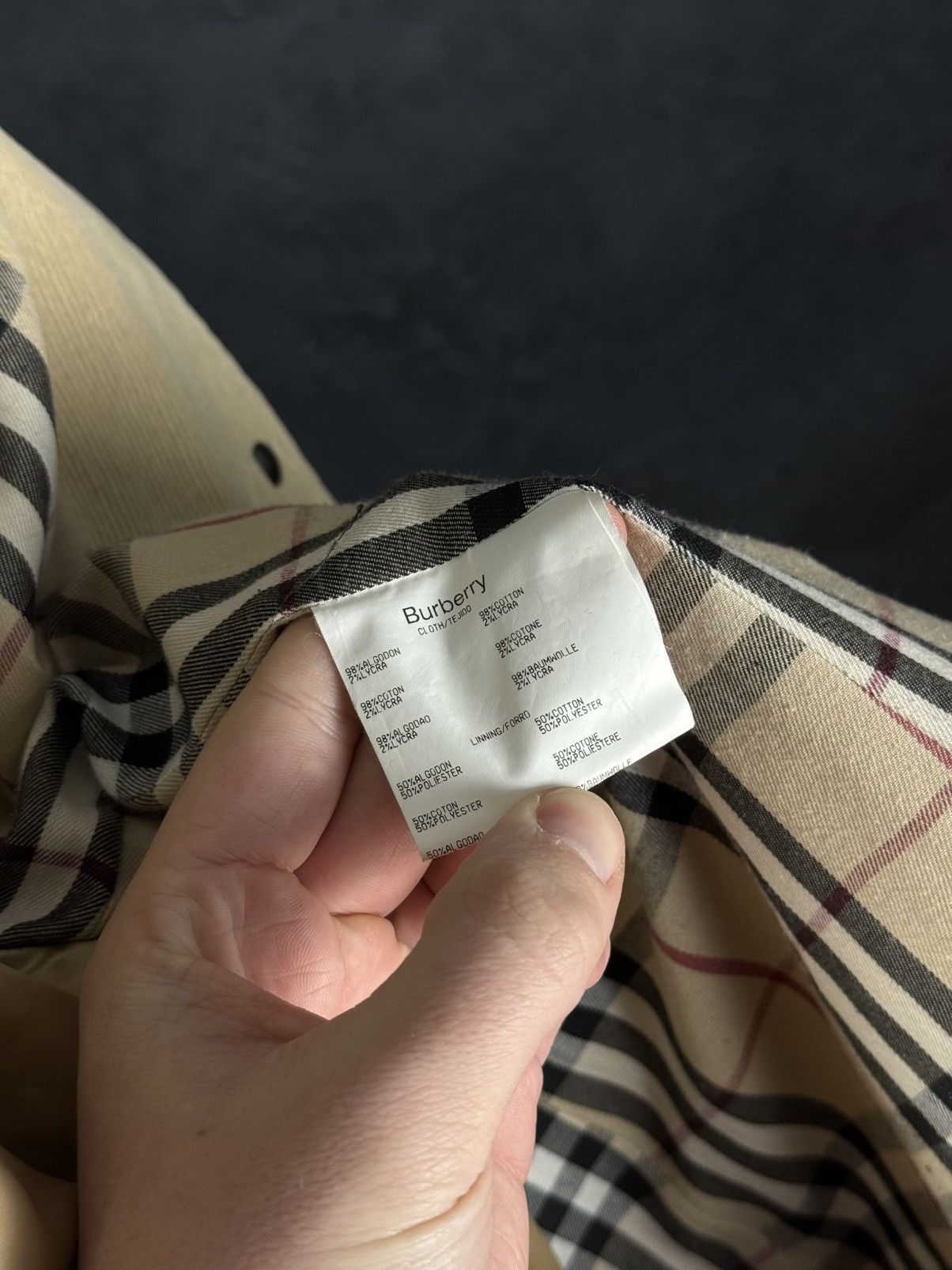 Burberry Burberry Women’s Quilted Corduroy Jacket Nova Check Beige Size XXL / US 16-18 / IT 52-54 - 17 Thumbnail