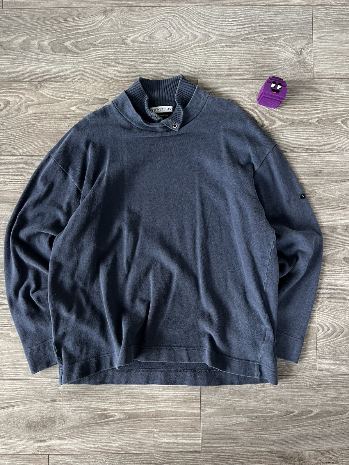 Stone Island Bery Rare Vintage Stone Island Men’s 90s High Neck Sweater Size US XL / EU 56 / 4 - 1 Thumbnail