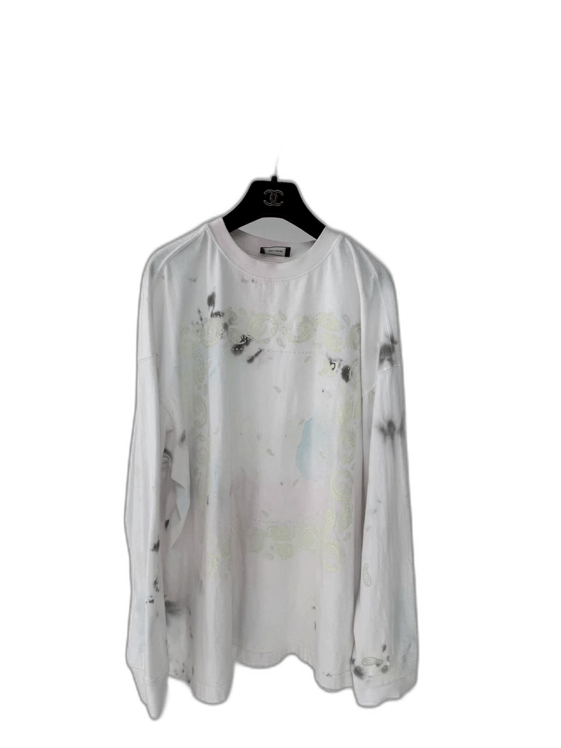 Gallery Dept. WE11DONE Long Sleeve T-Shirt with Paint Splatter Size US S / EU 44-46 / 1 - 1 Thumbnail