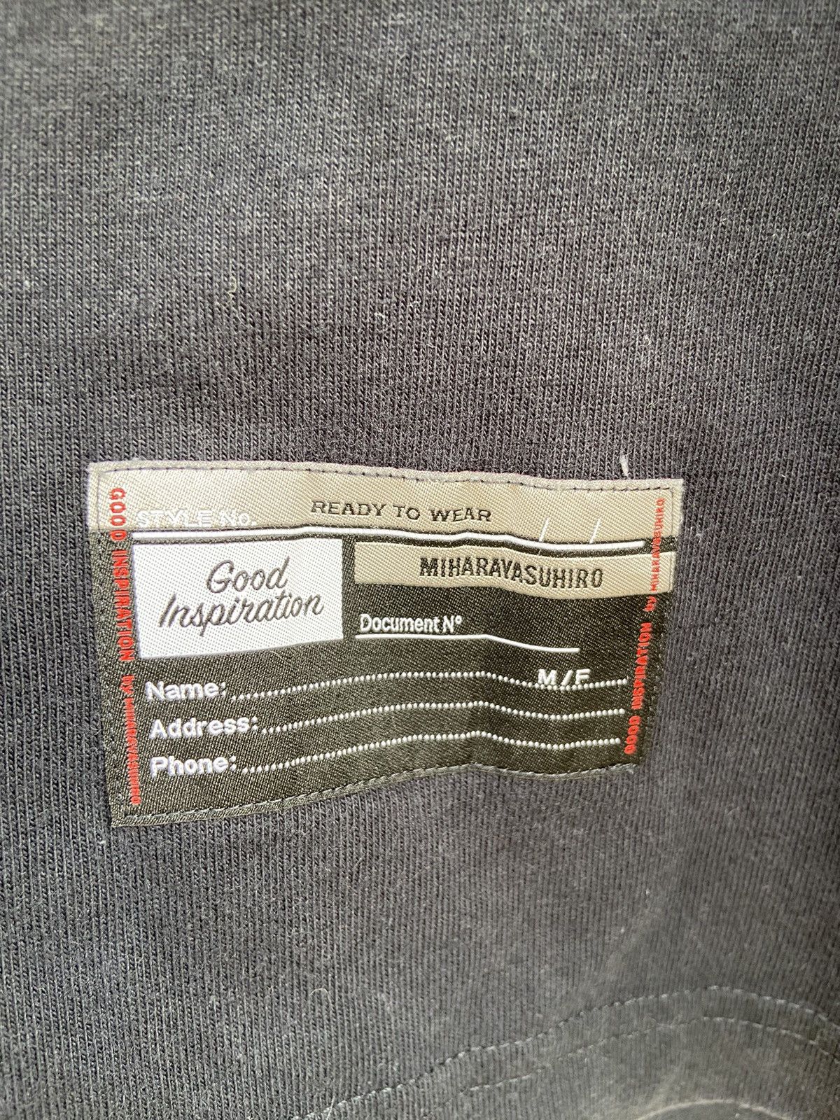 Maison MIHARA YASUHIRO Miharayasuhiro t shirt long sleeve Undercover Size US L / EU 52-54 / 3 - 7 Thumbnail