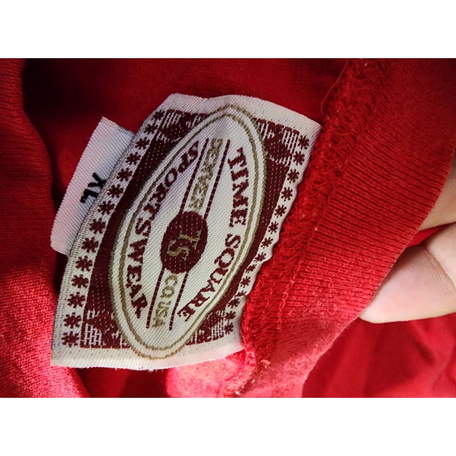 Vintage VINTAGE Silver Dollar City Branson Belle Showboat Embroidered Crew Neck T Shirt - Red, Mens XL, 90s Hipster, Distressed, Short Sleeve Size US XL / EU 56 / 4 - 8 Thumbnail